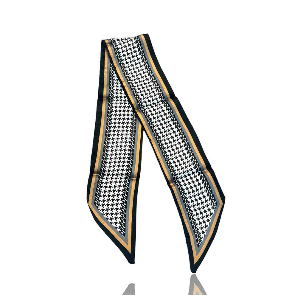 Houndstooth 3-1/2 " Tie Scarf