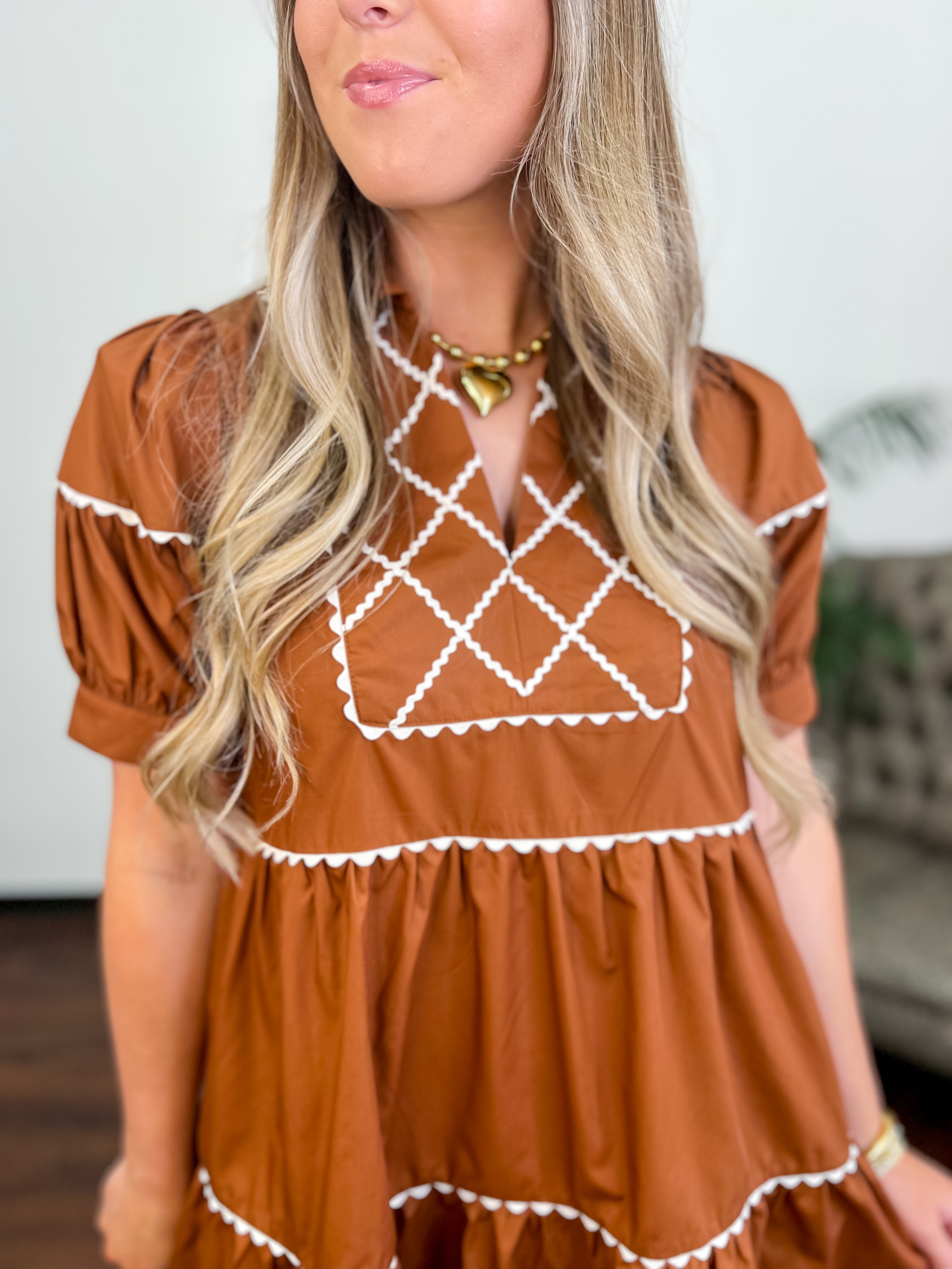 Gingerbread Dress-Caramel