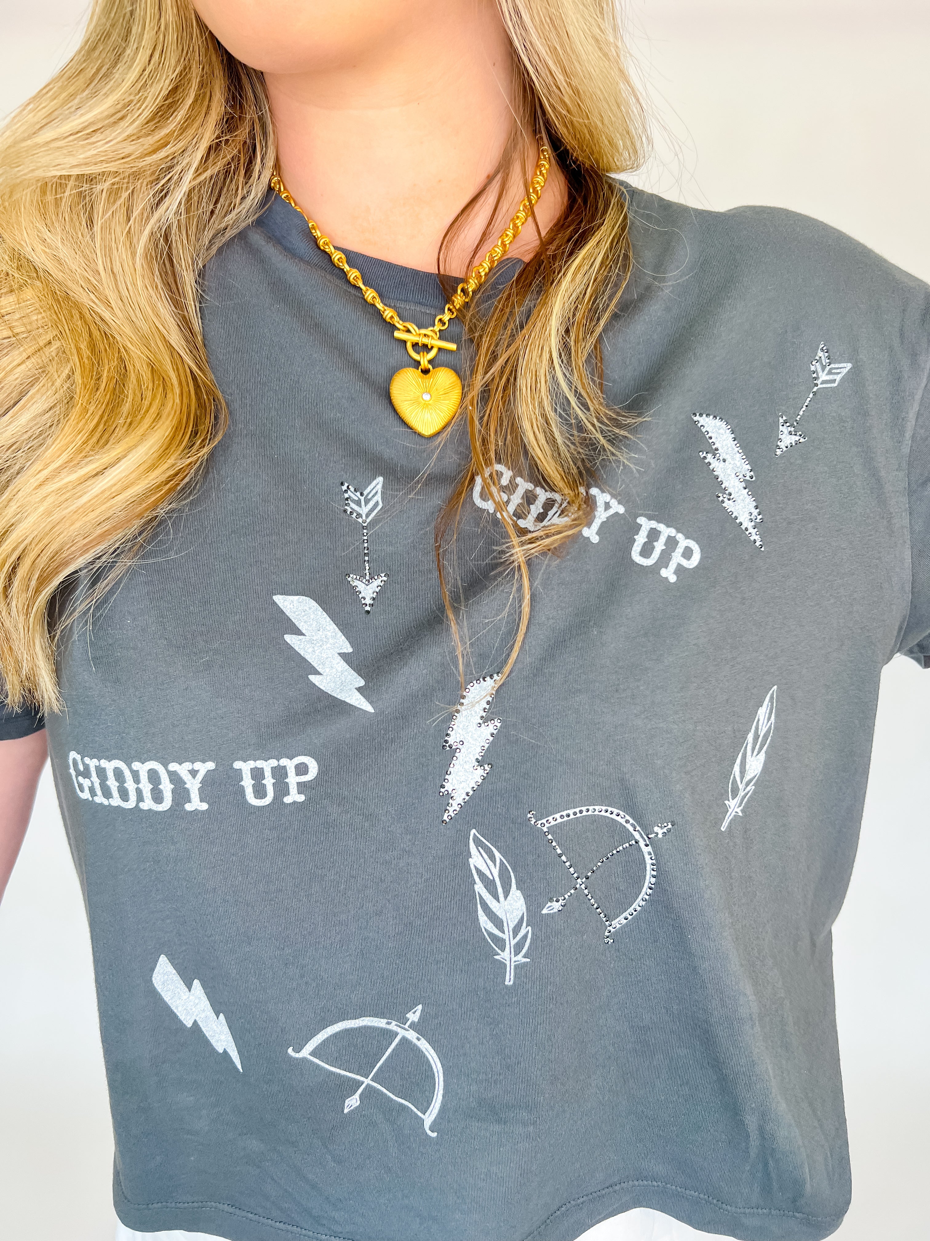Giddy Up Conversational 2 Wide Boy Tee
