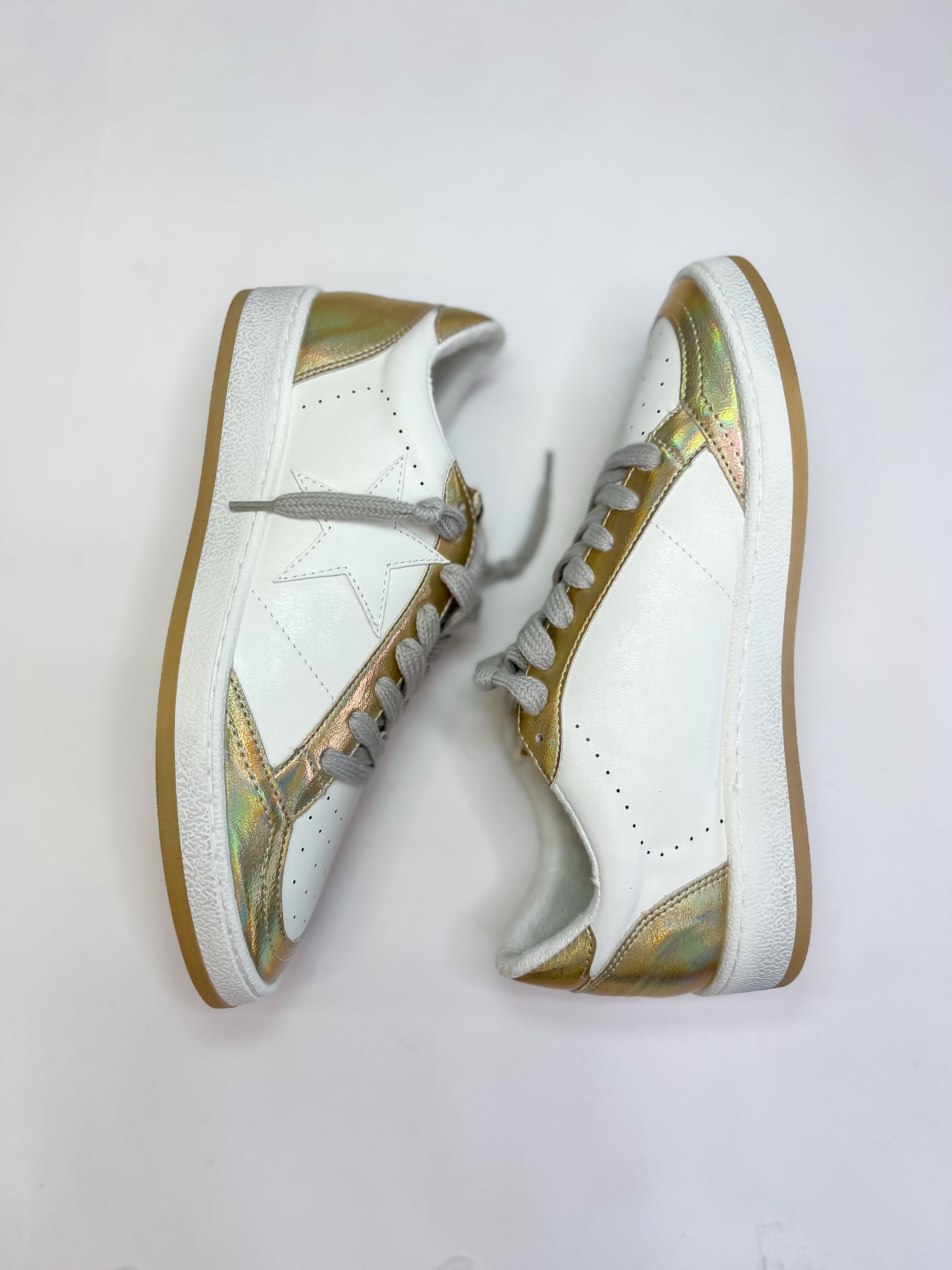 [Shu Shop] Paz Sneaker-Iridescent Gold