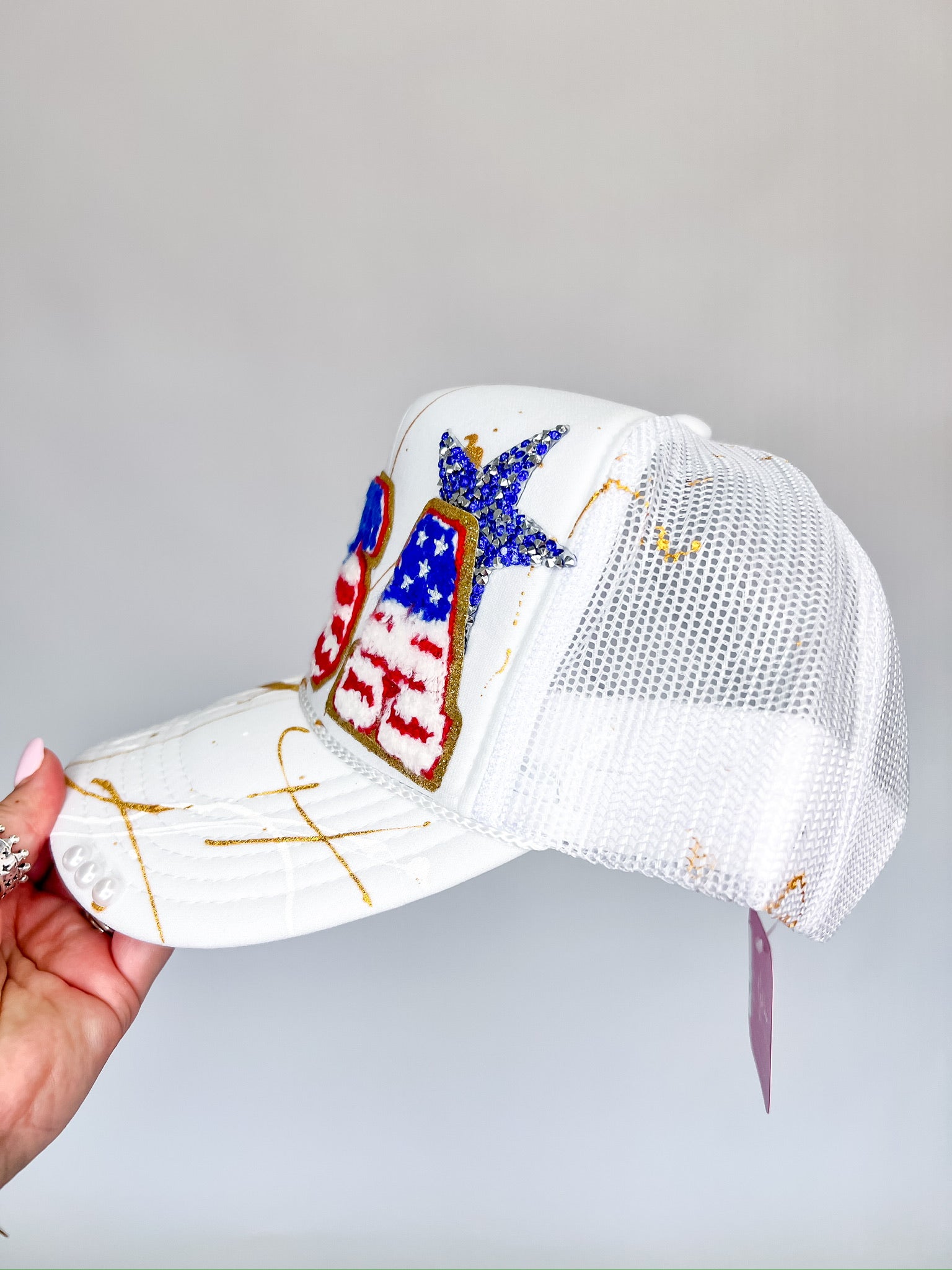 USA Splatter Paint Cap