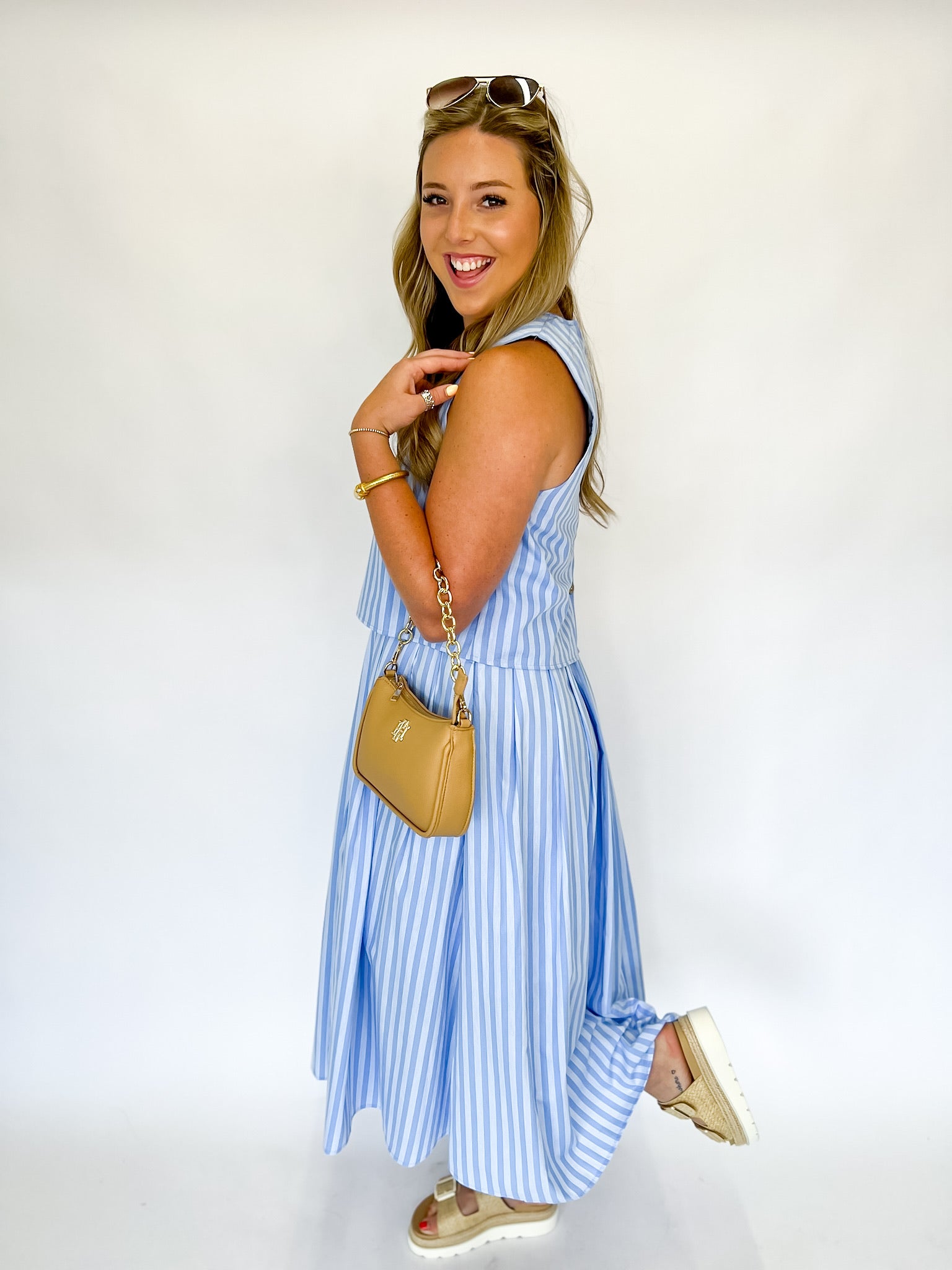 Blueport Stripe Skirt