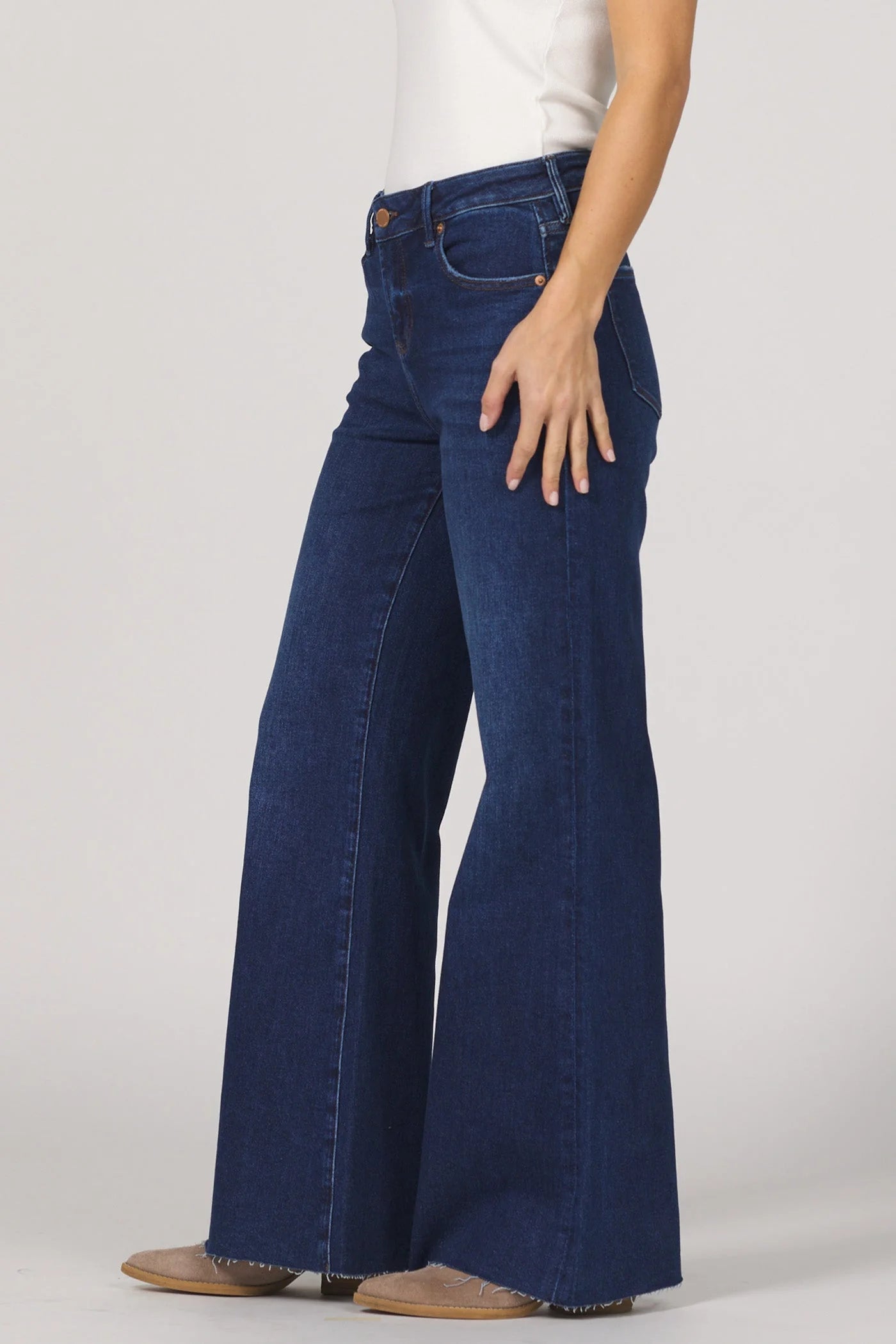 [Dear John] Micah Wide Leg Jean- Night