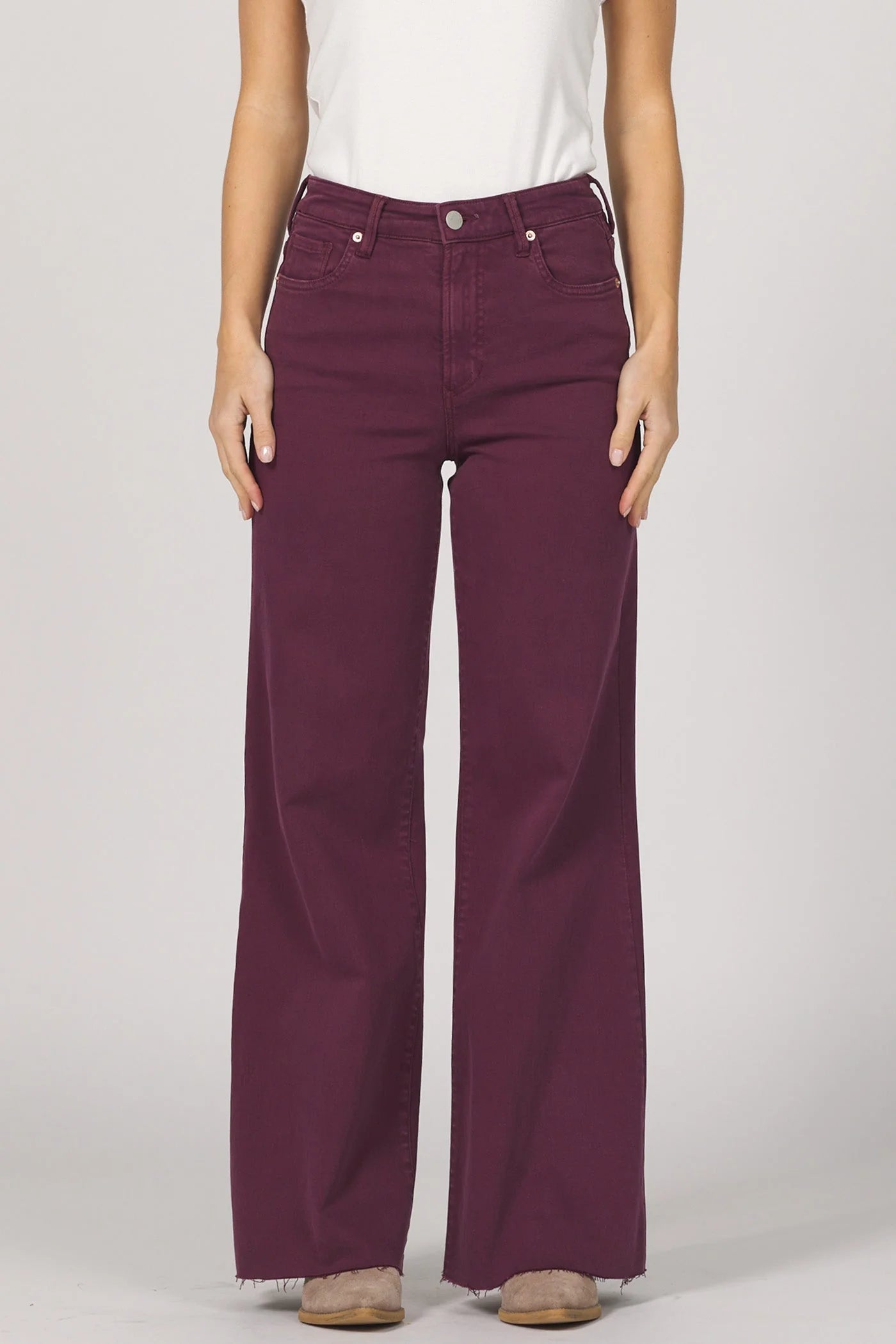 [Dear John] Fiona Wide Leg Jean- Fig