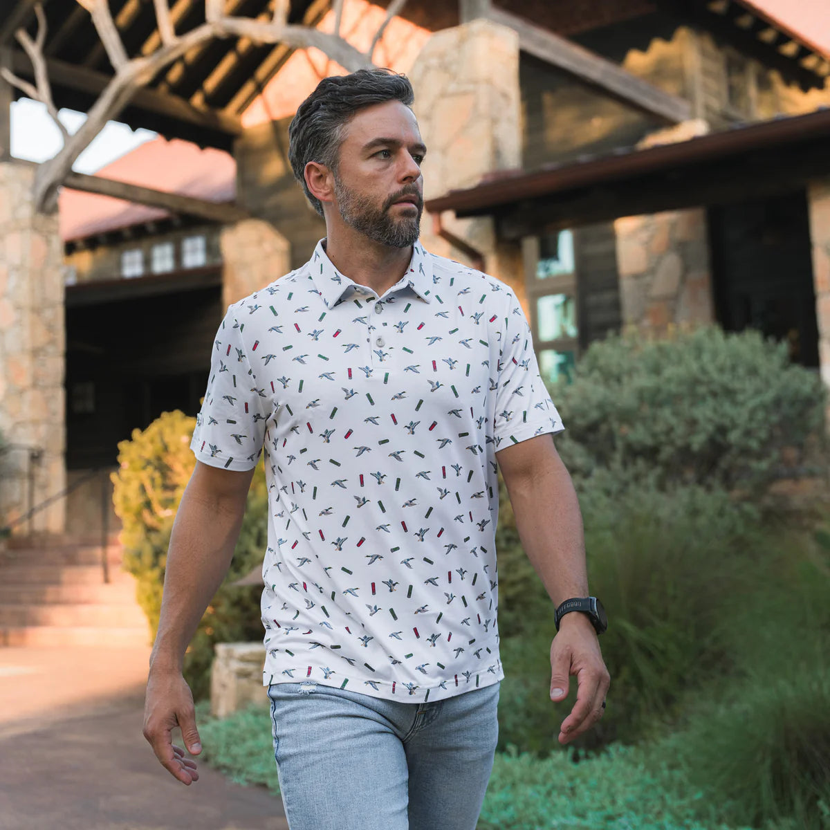 [Burlebo]Performance Polo- Ducks And Shells