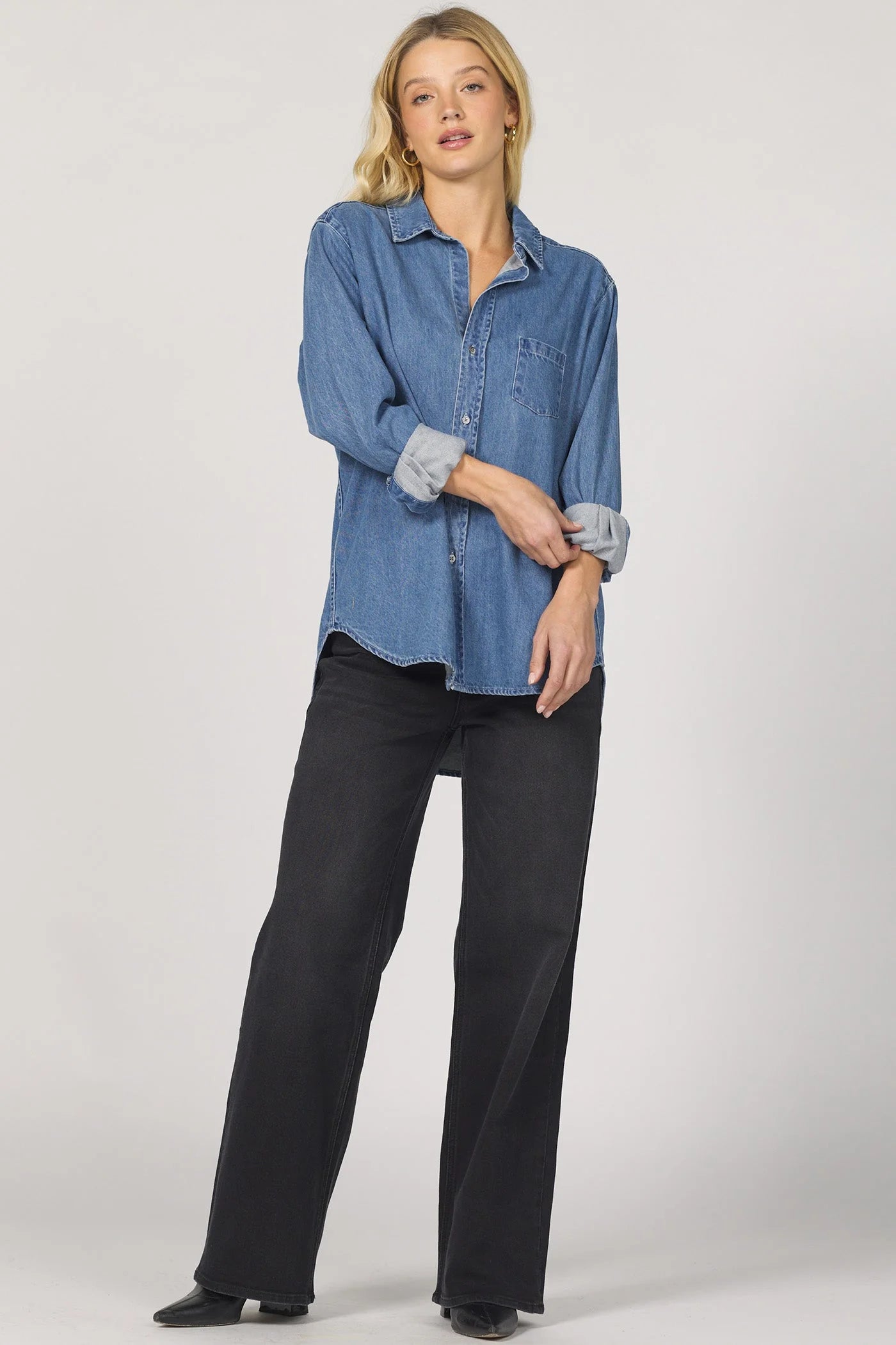 [Dear John] Galina Denim Shirt-Osalina
