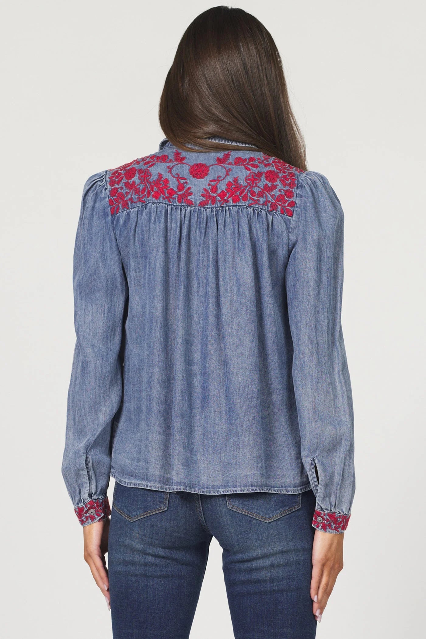 [Dear John] Nasrin Novelty Shirt - Independence Blue