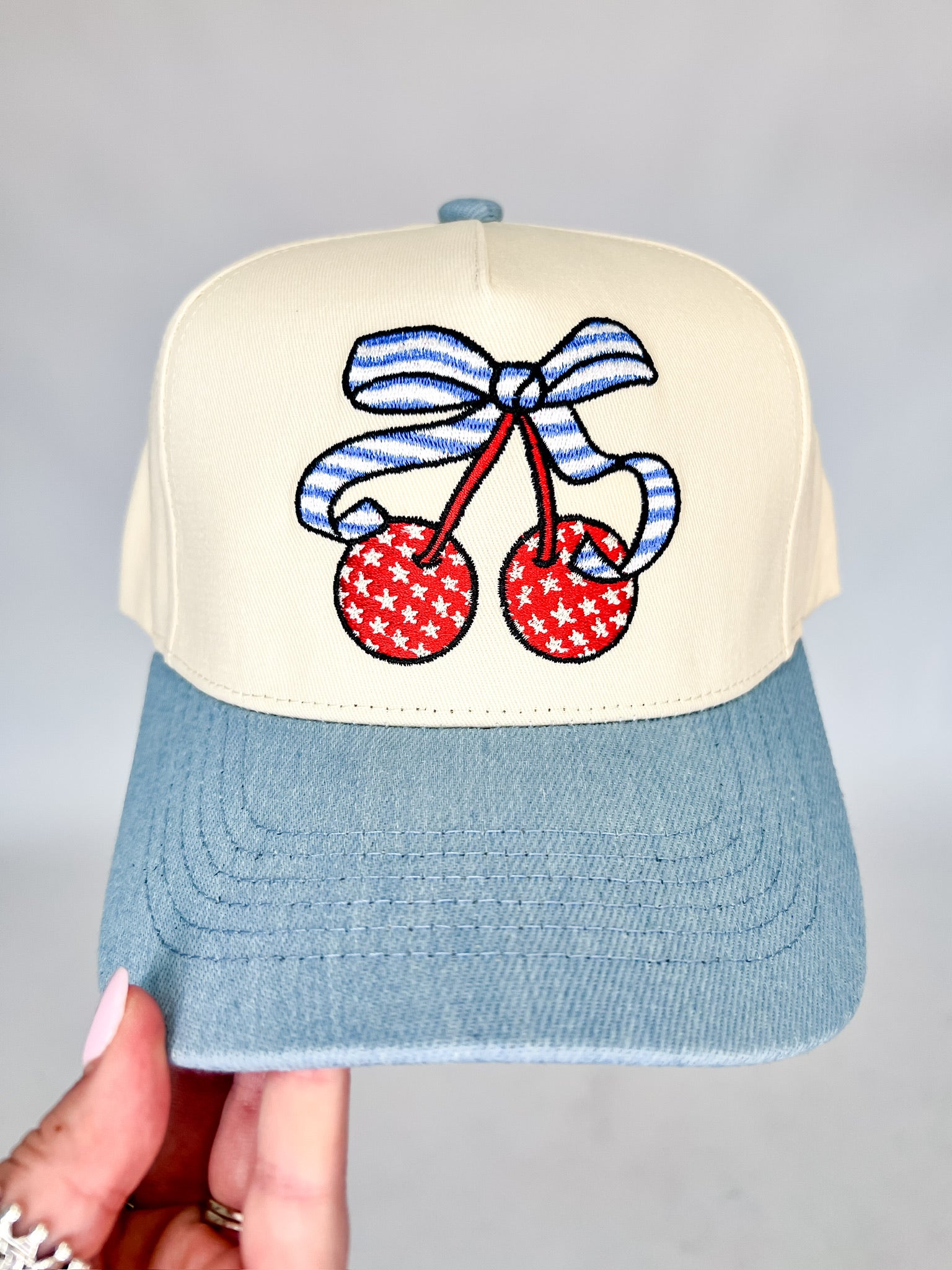 Patriotic Cherries Cap