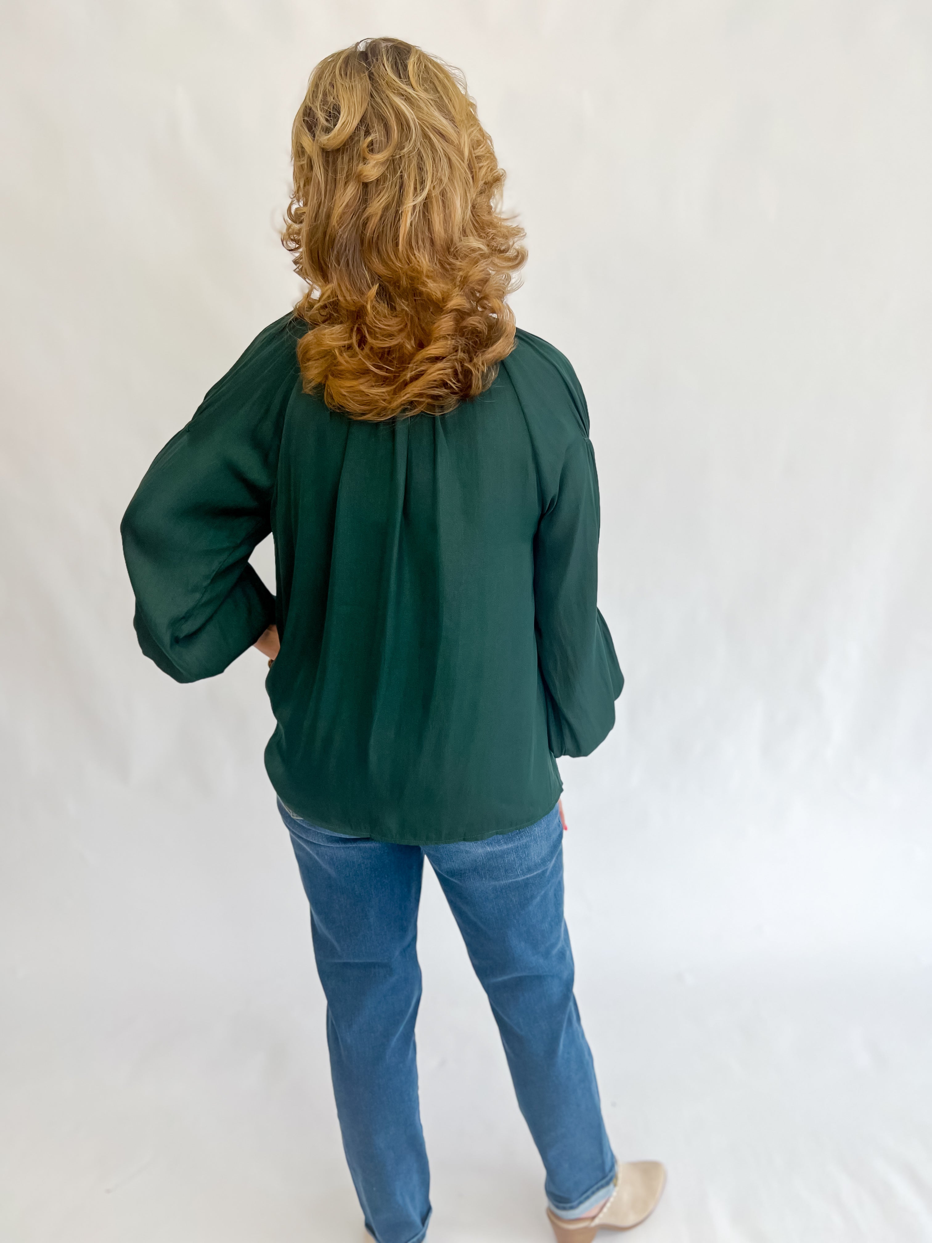 Pure Splendor Satin Blouse