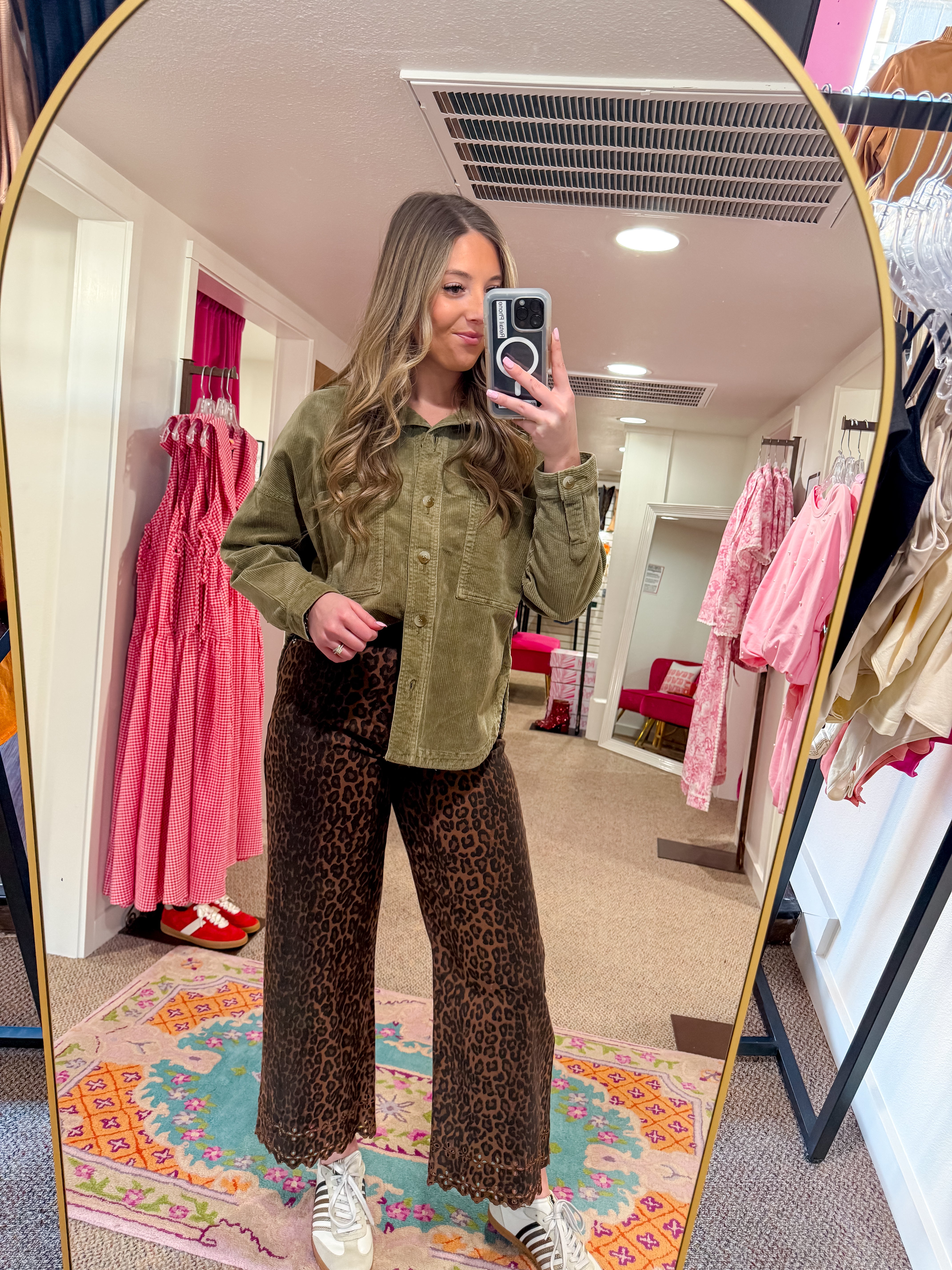 [Dear John] Galina Button Front Jacket- Olive Branch