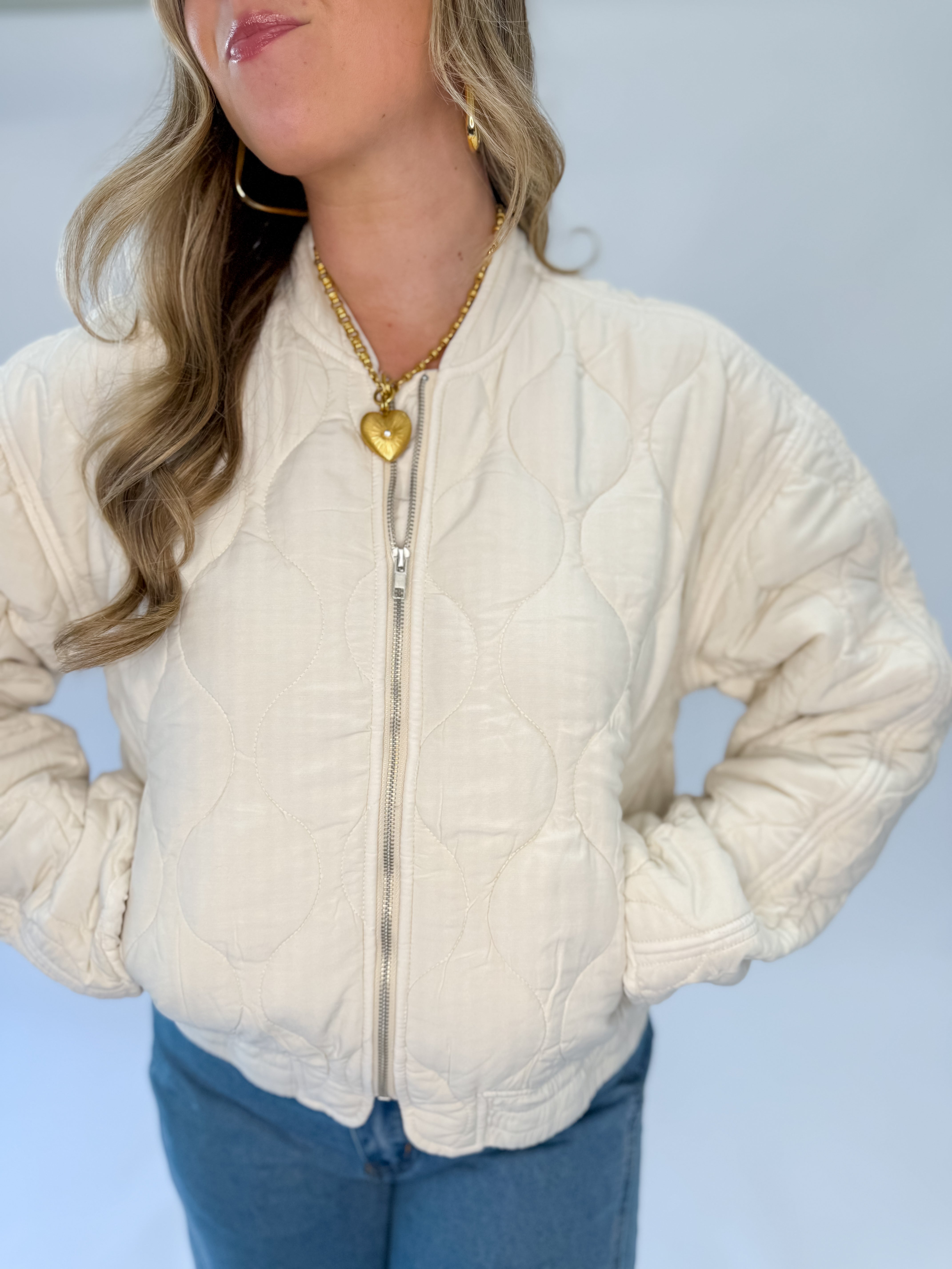 [Dear John] Maverick Jacket-Whitecap Gray