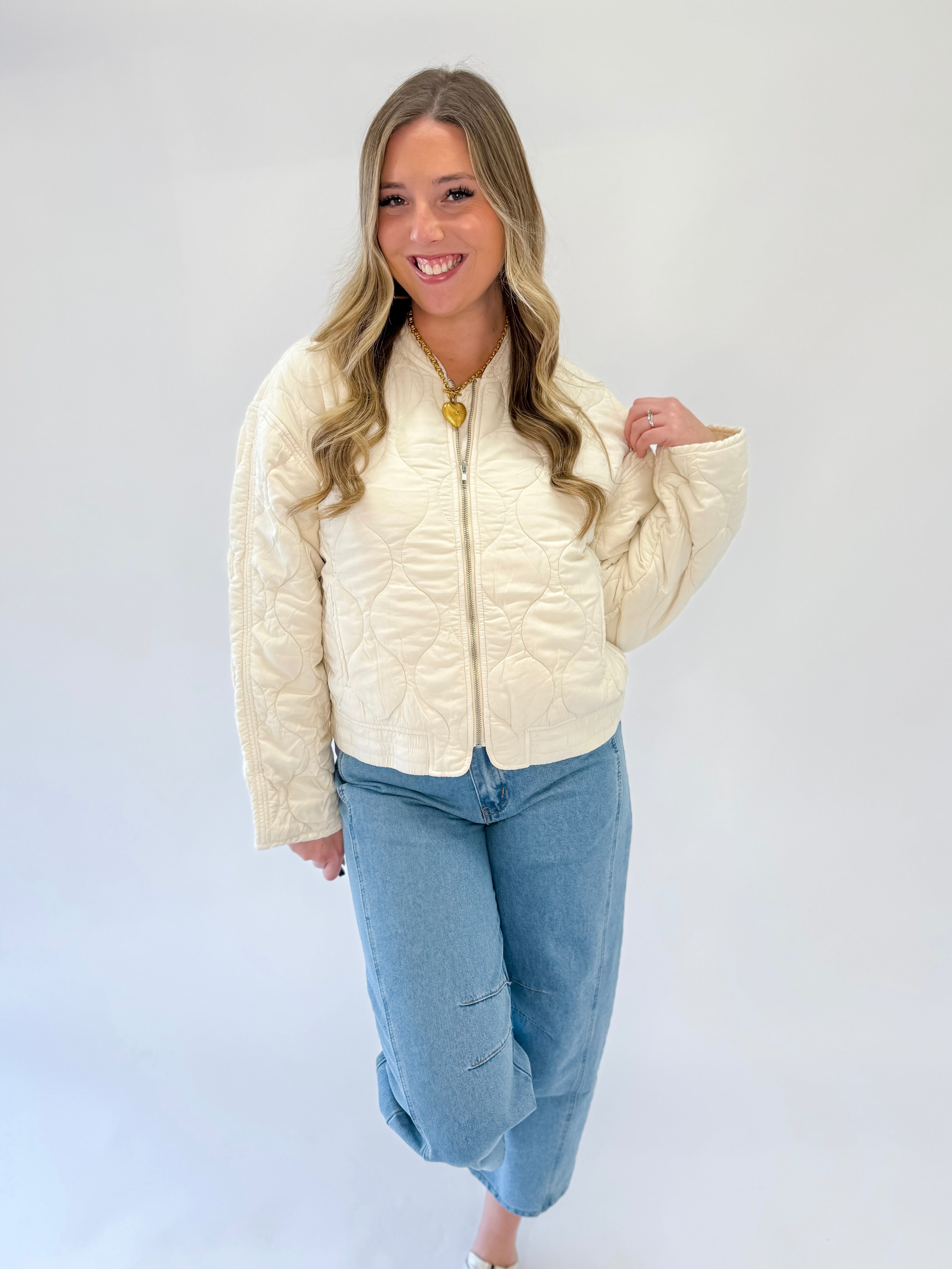 [Dear John] Maverick Jacket-Whitecap Gray