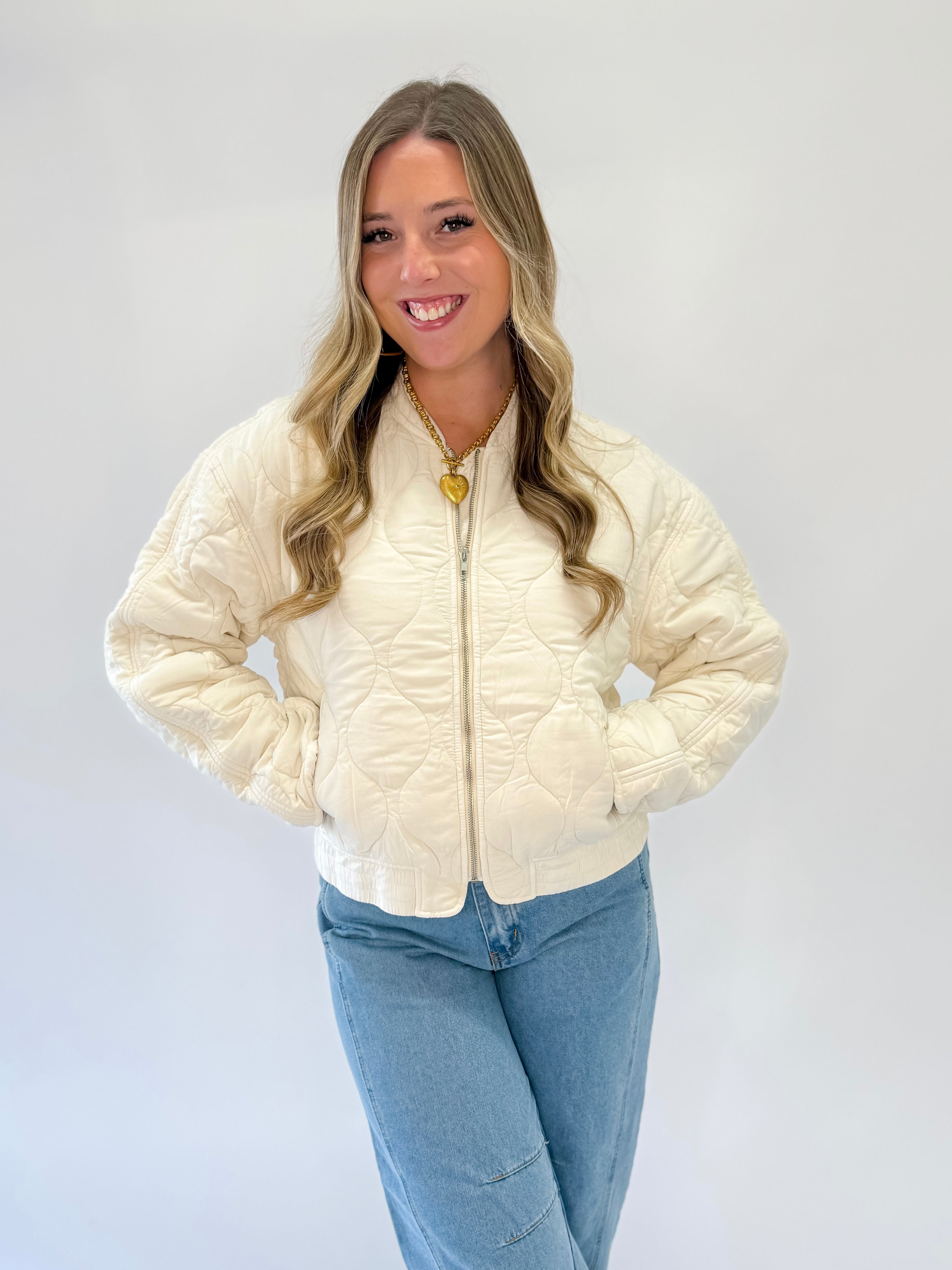 [Dear John] Maverick Jacket-Whitecap Gray