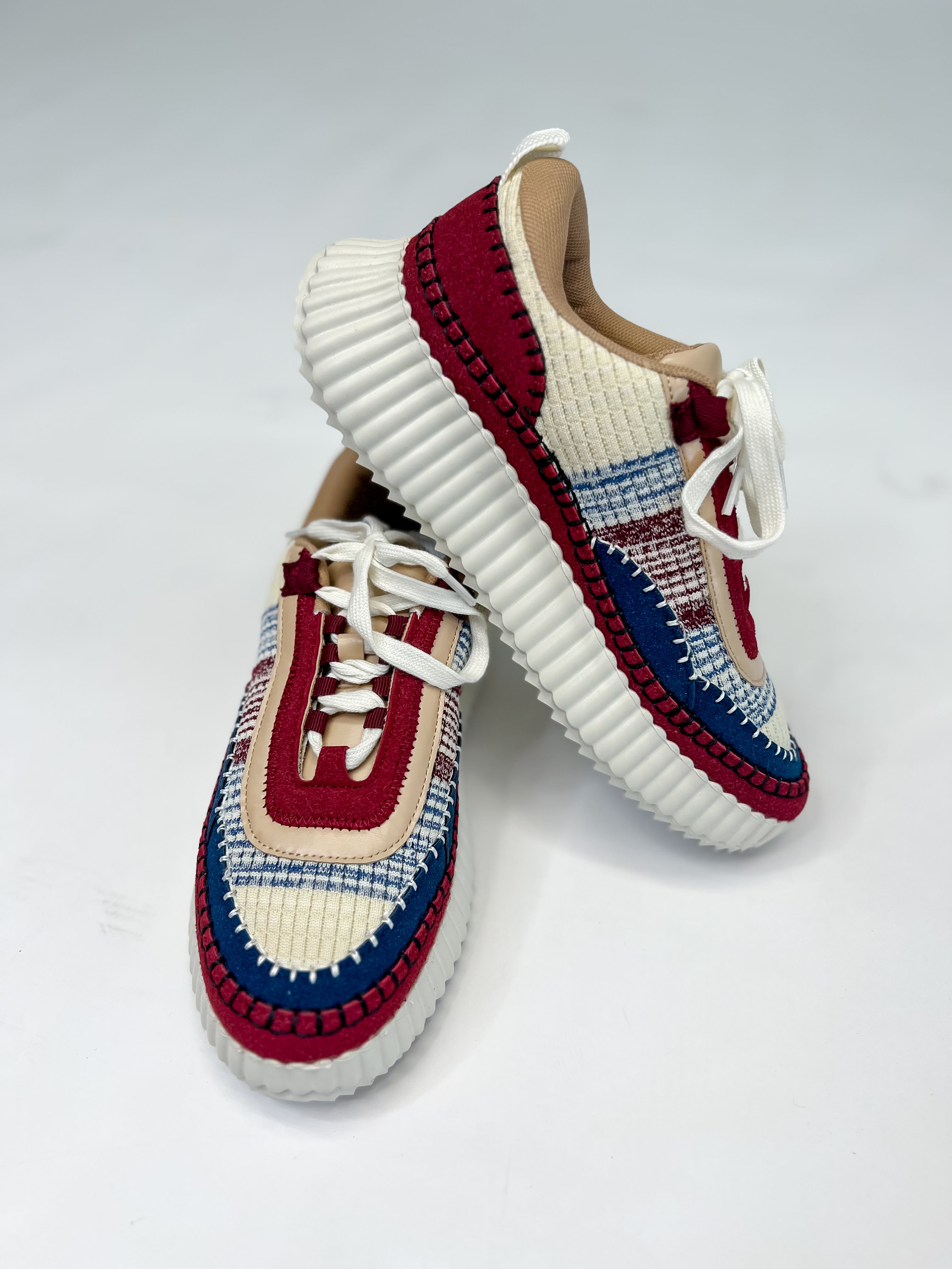 [Corky's] Adventure Sneaker-Burgundy Multi