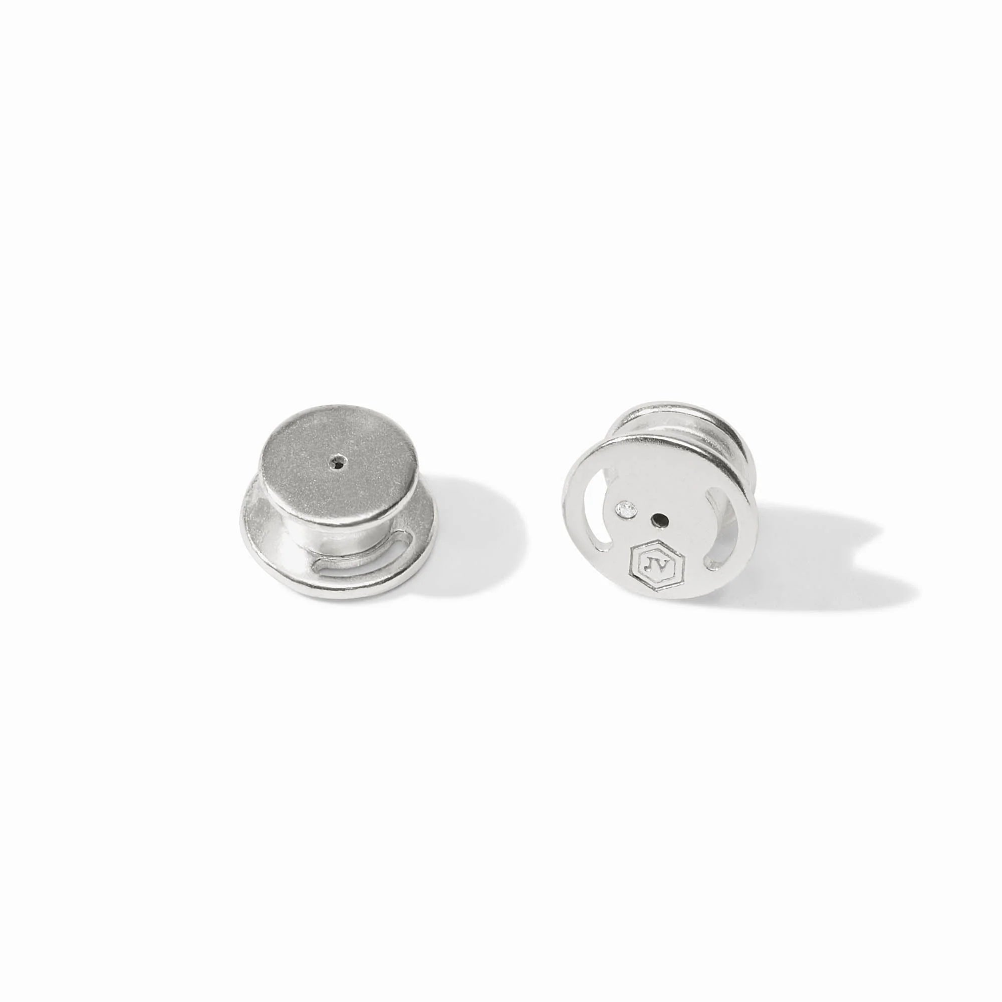 [Julie Vos] Signature Large Earring Back Set- Silver OS