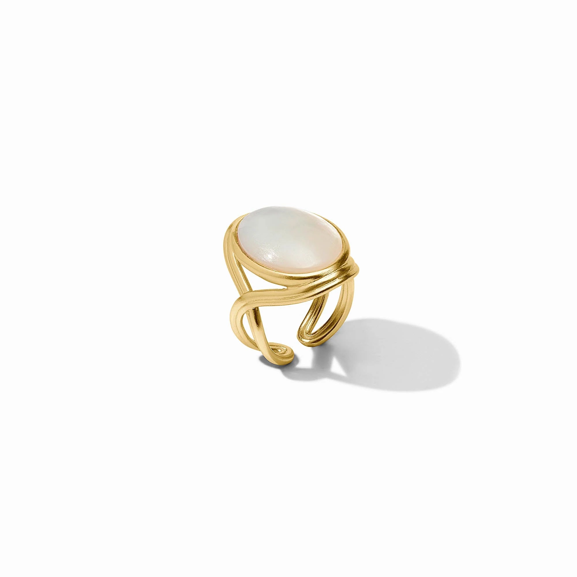 [Julie Vos] Essex Statement Ring - Mother of Pearl - 8/9