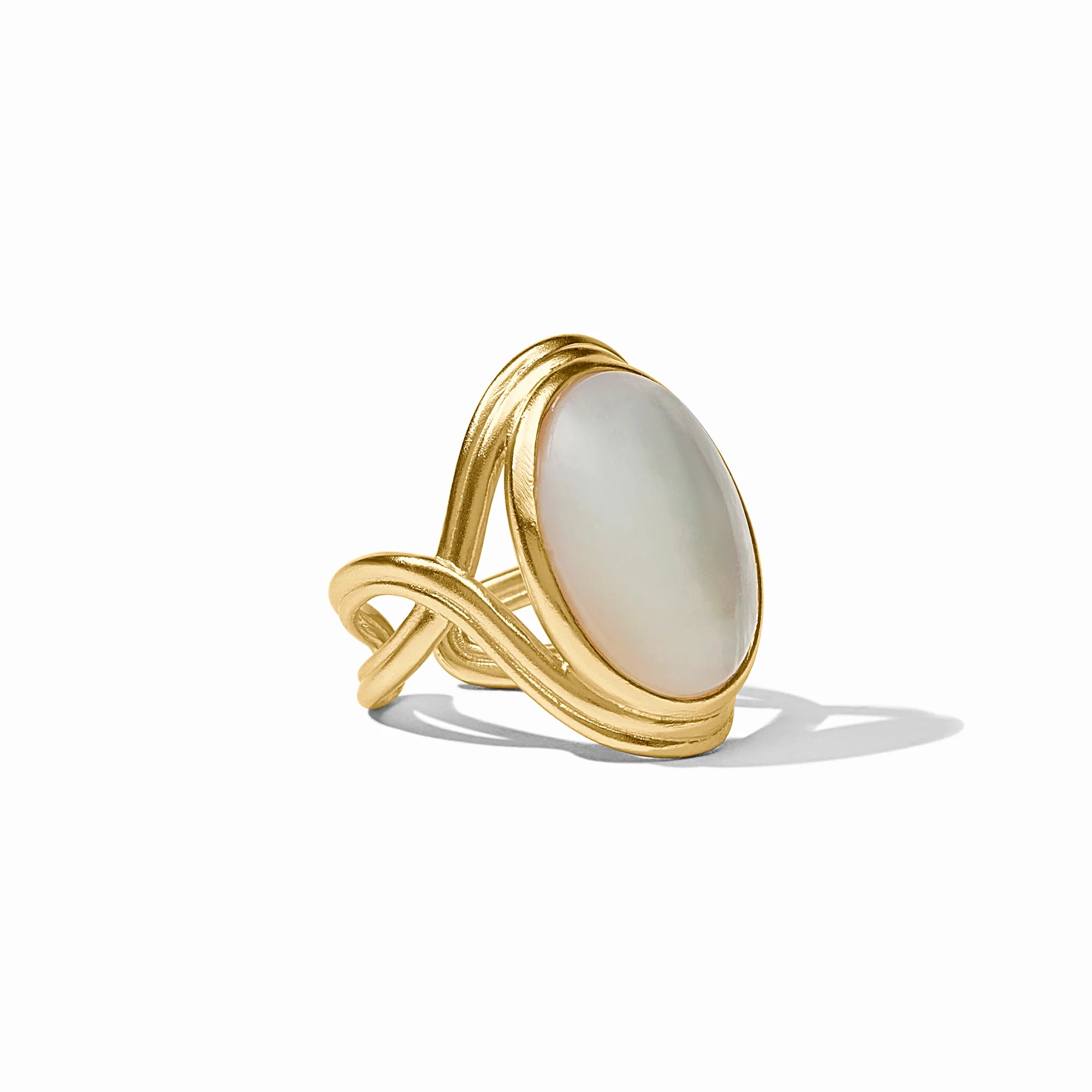 [Julie Vos] Essex Statement Ring - Mother of Pearl - 8/9