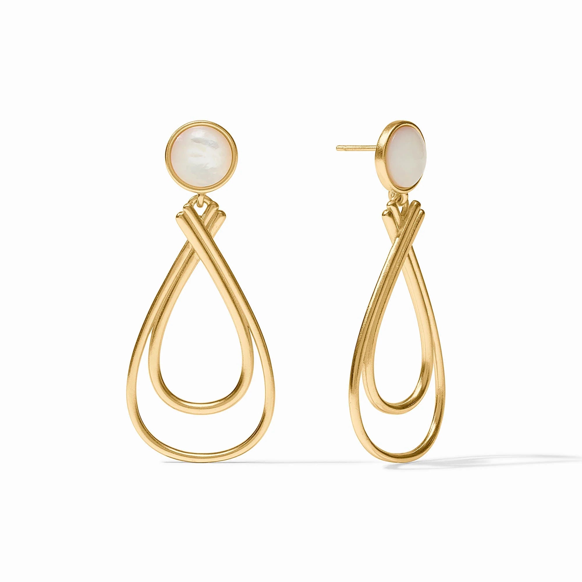 [Julie Vos] Essex Stone Earring - Mother of Pearl - OS
