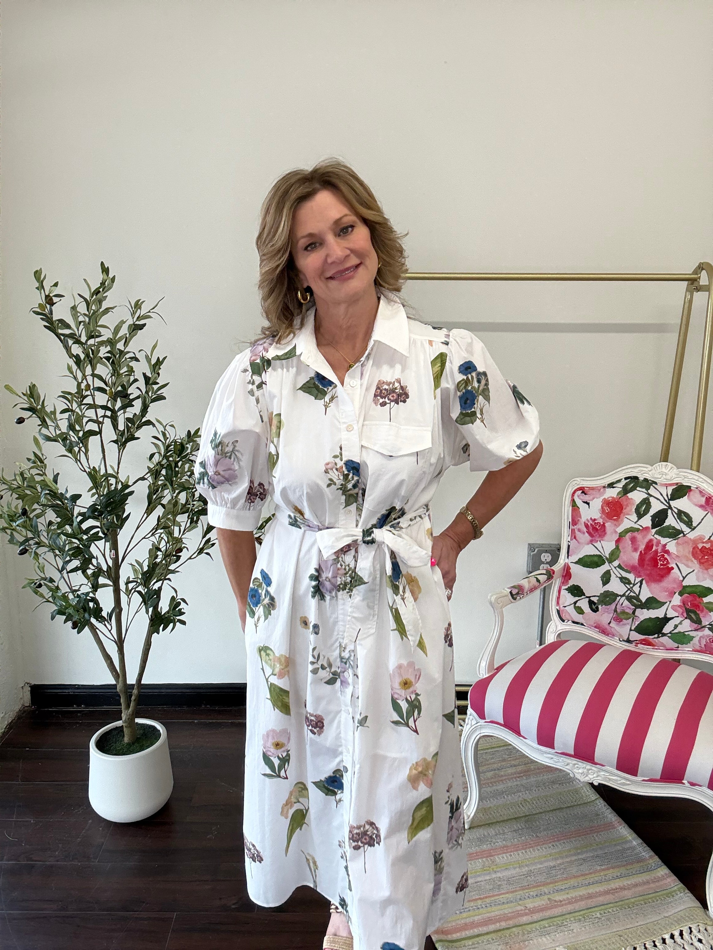 Wildflower Button Down Dress