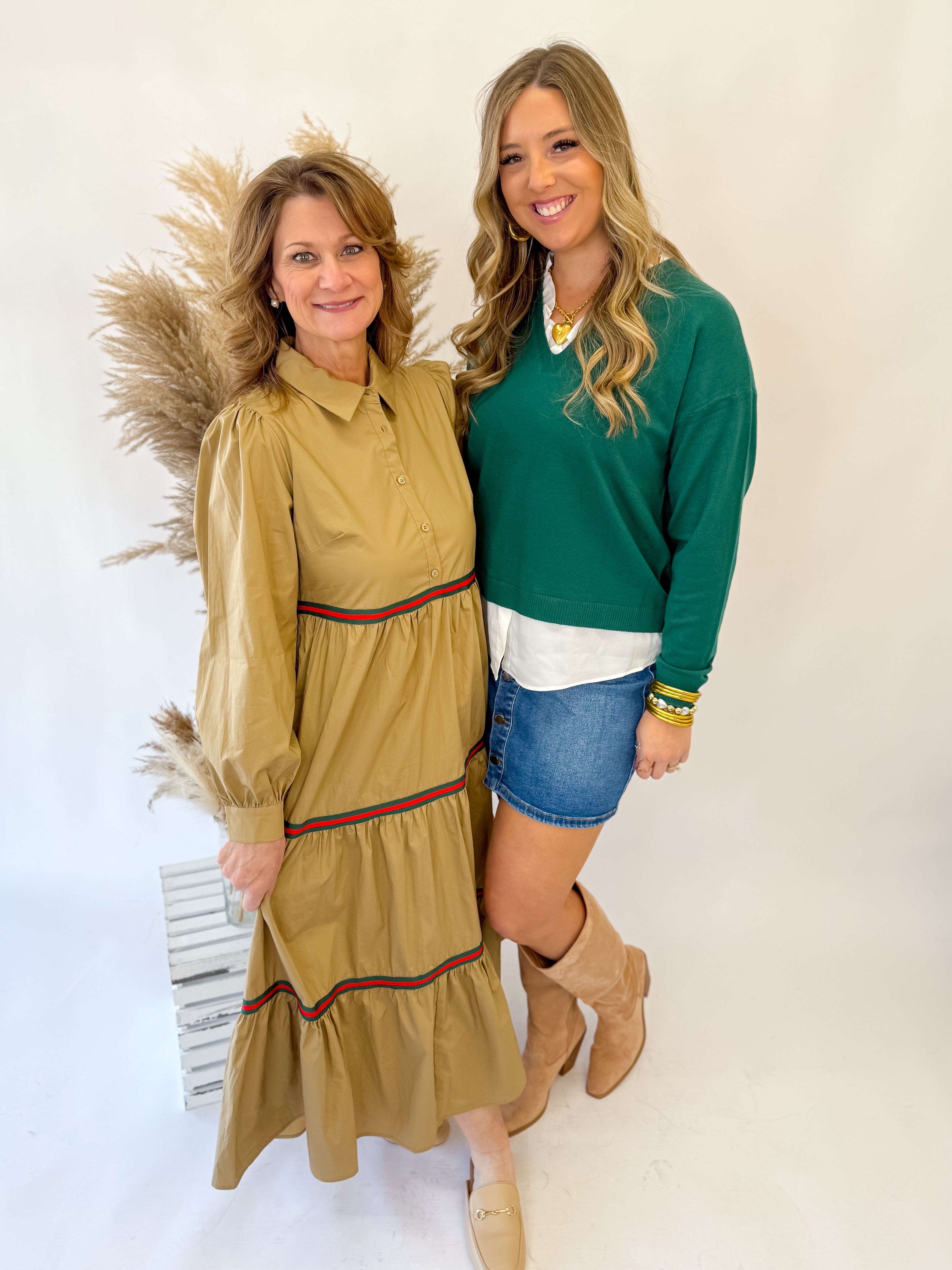 Hunt Club Tiered Midi Dress