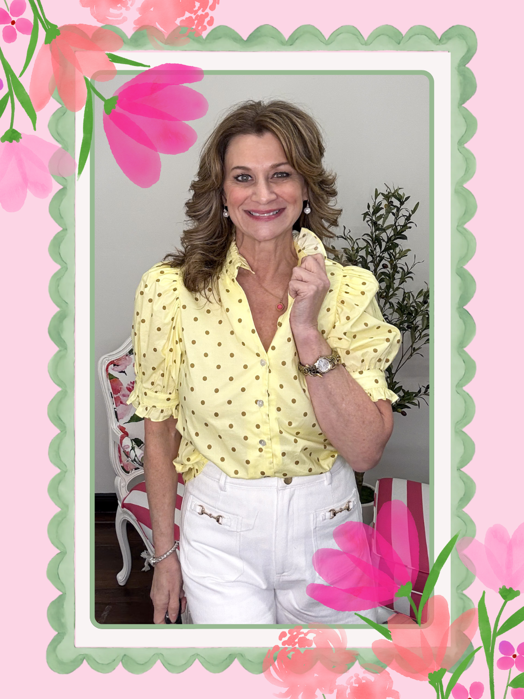 ButterCup Baby Puff Sleeve Blouse - Lemon