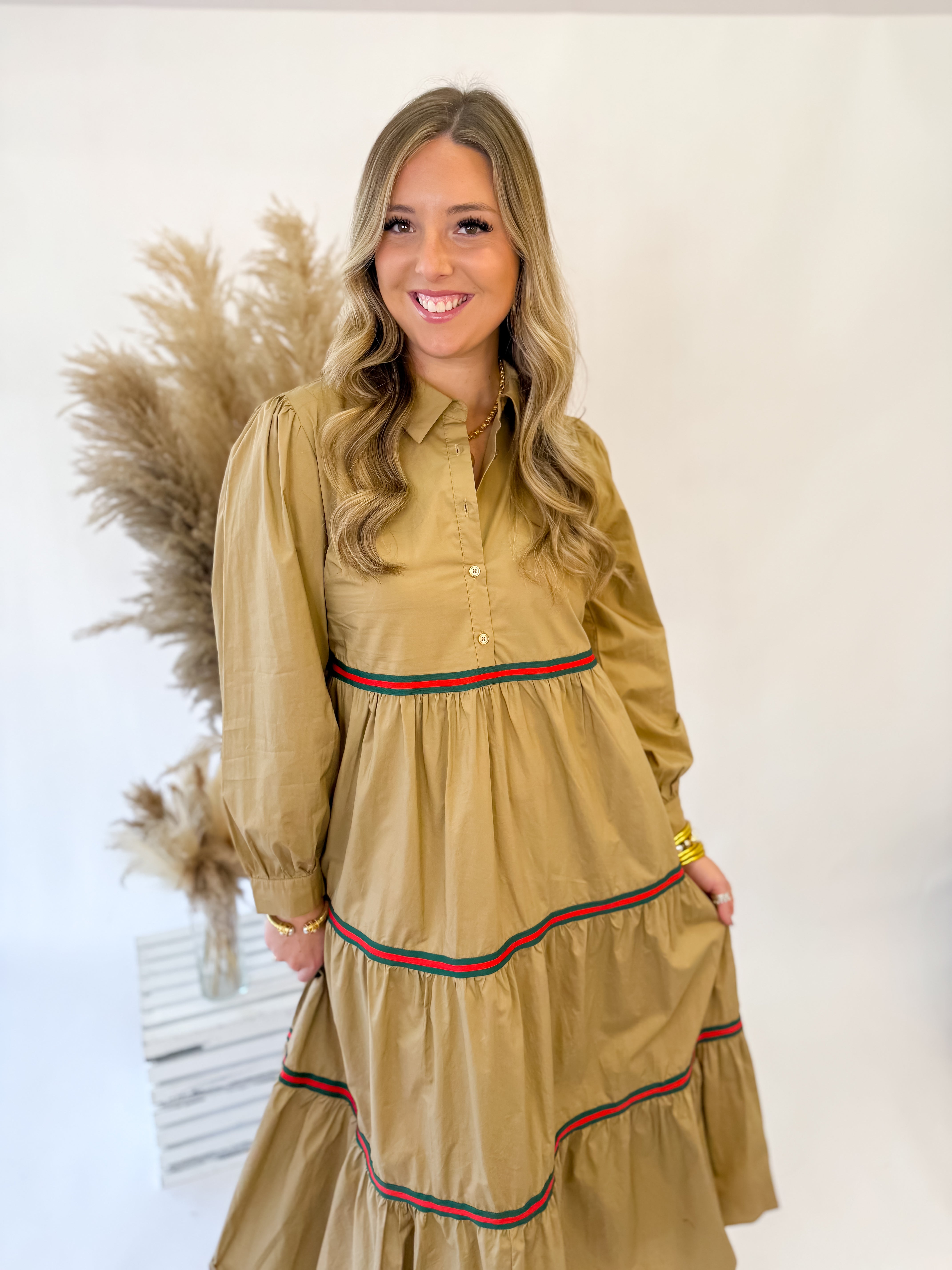 Hunt Club Tiered Midi Dress