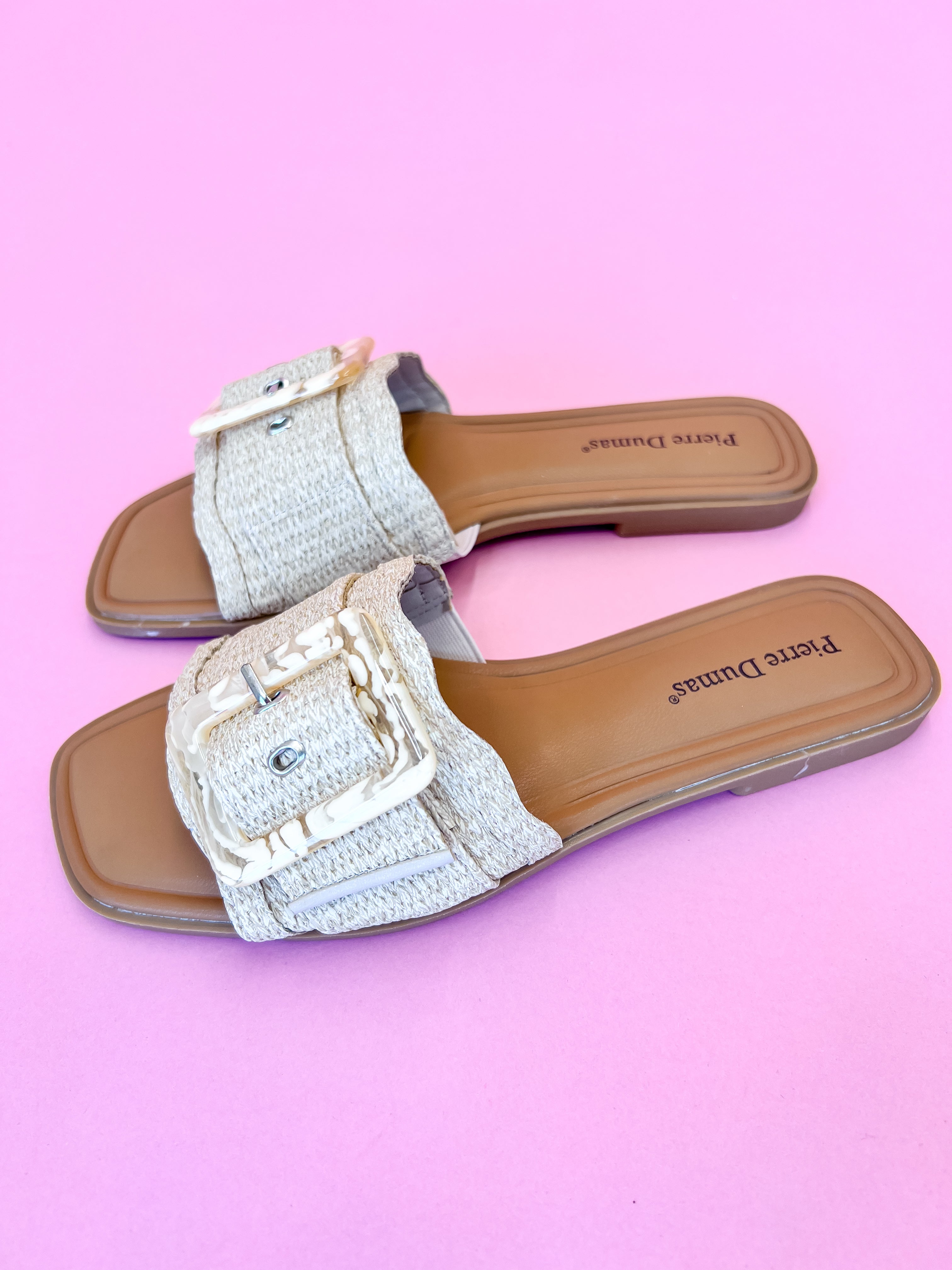 pierre dumas rose gold sandals