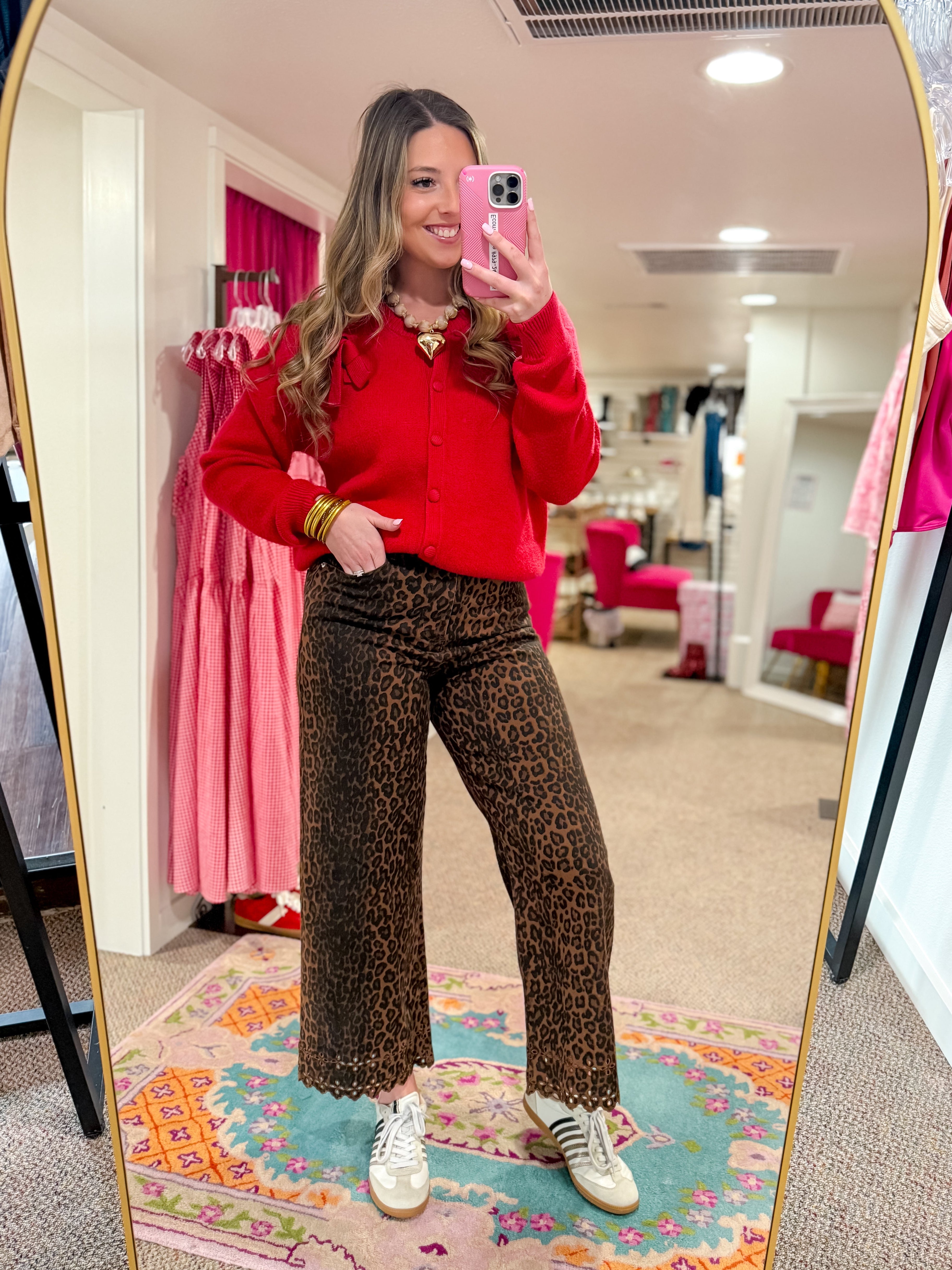 Holiday Ribbon Cardigan