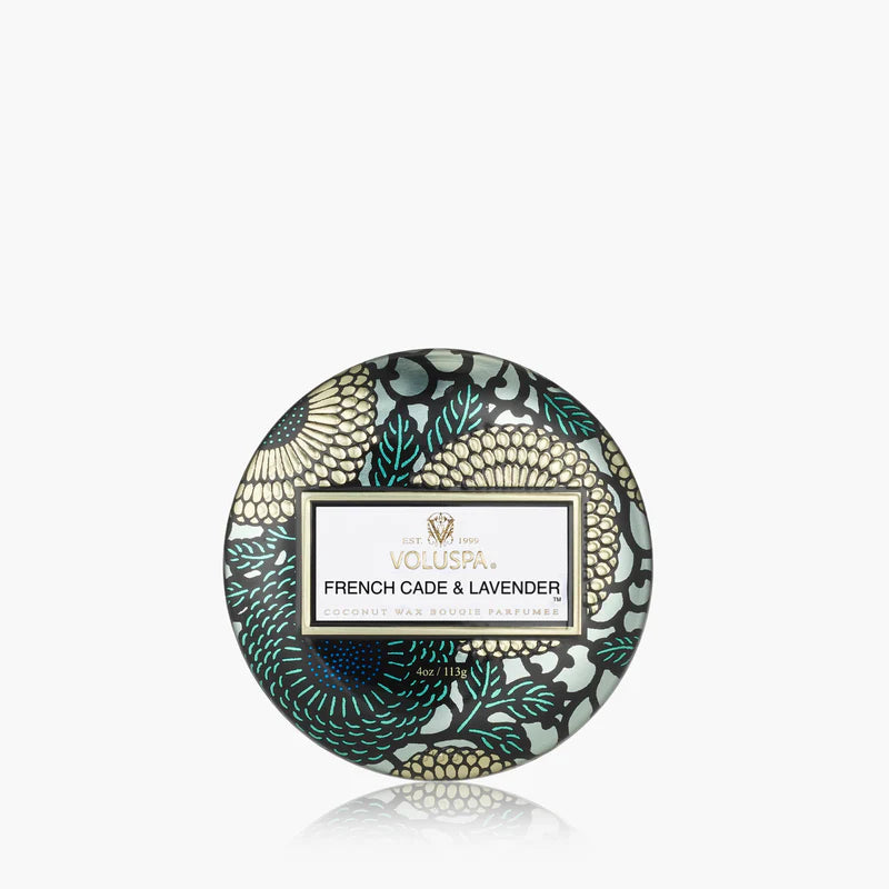 French Cade Lavender Mini Tin Candle - 4oz