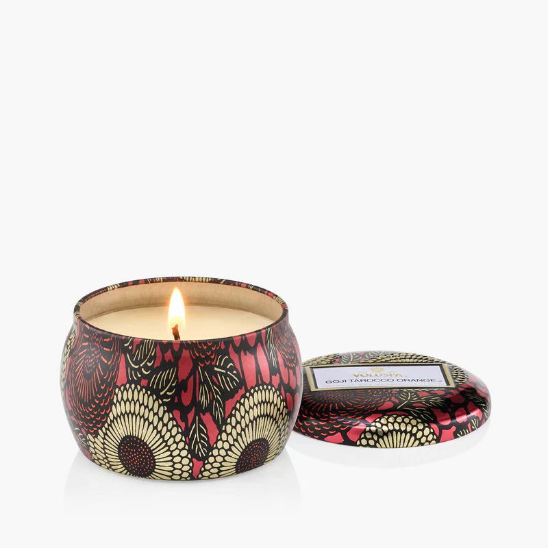 Goji Tarocco Orange Mini Tin Candle - 4oz