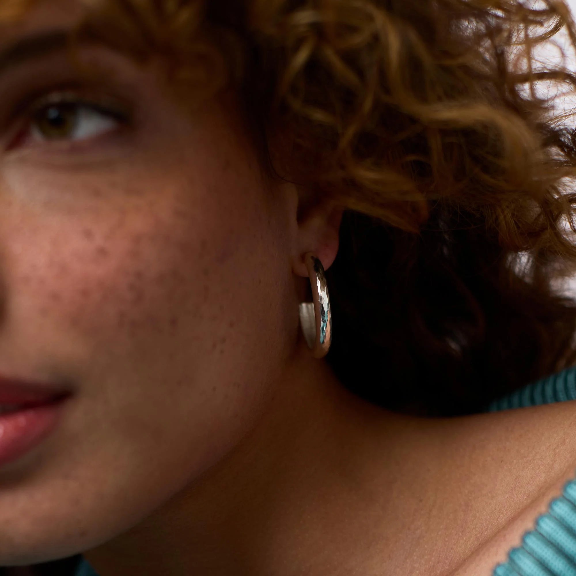 [Julie Vos] Havana Hoop- Silver M