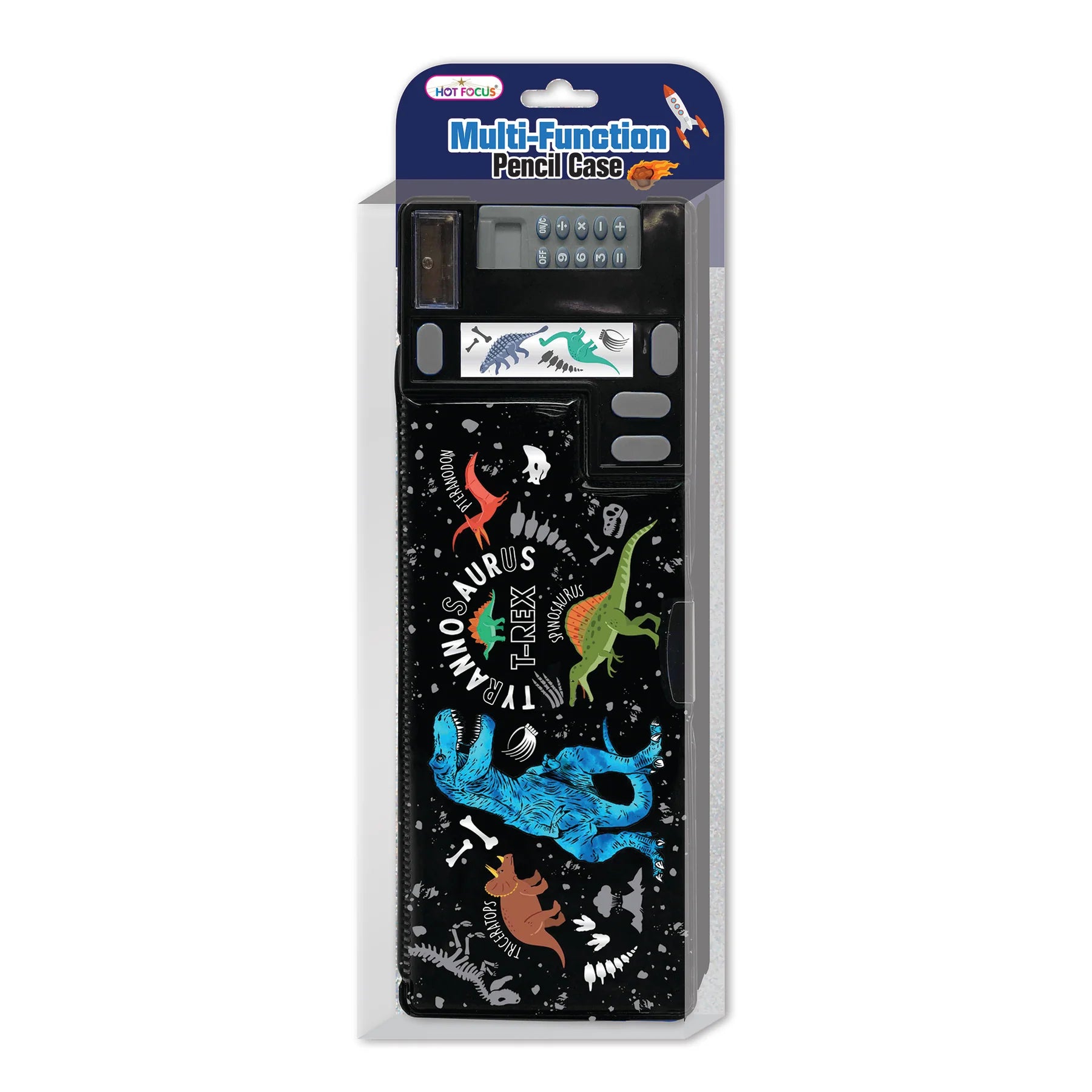 Multi-Function Pencil Case - Dinosaur