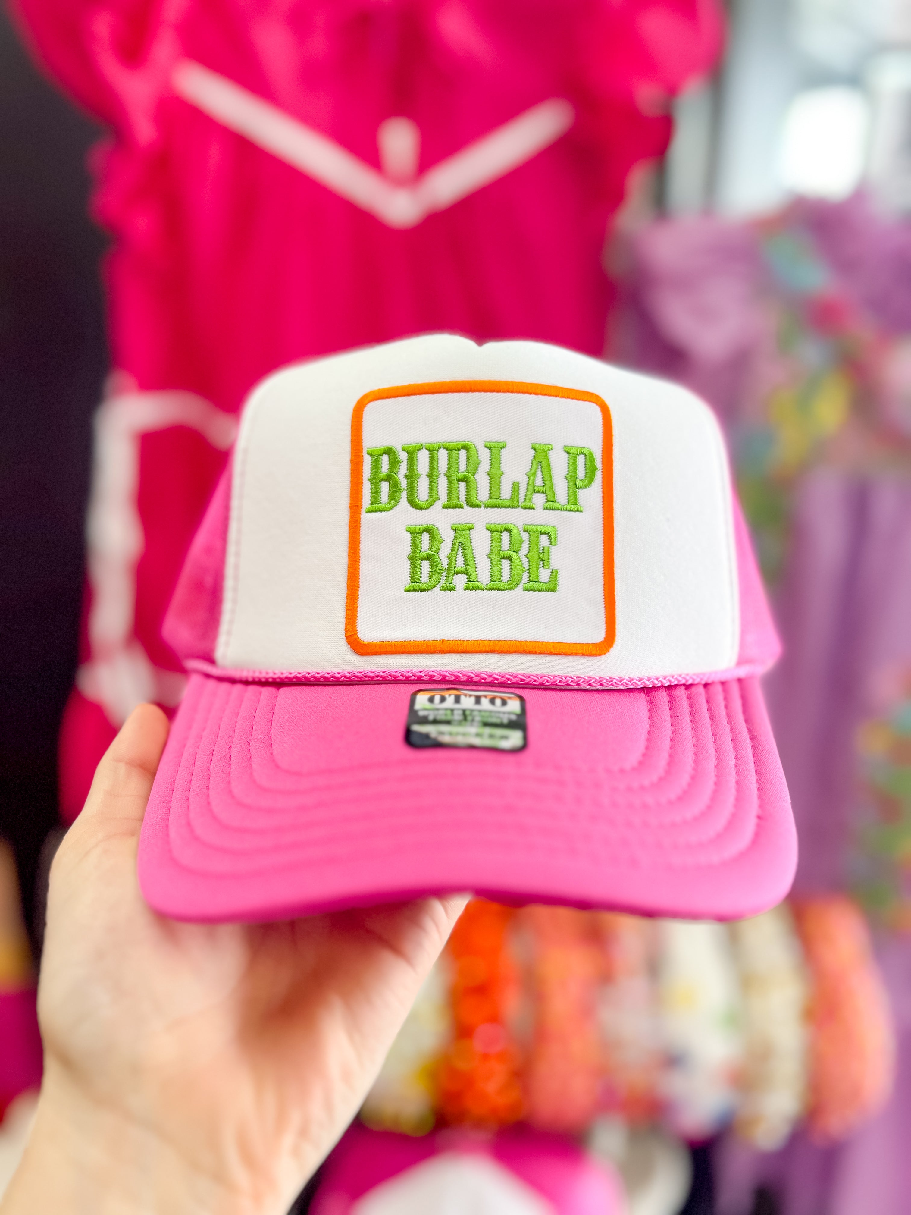 Burlap Babes Trucker Hat