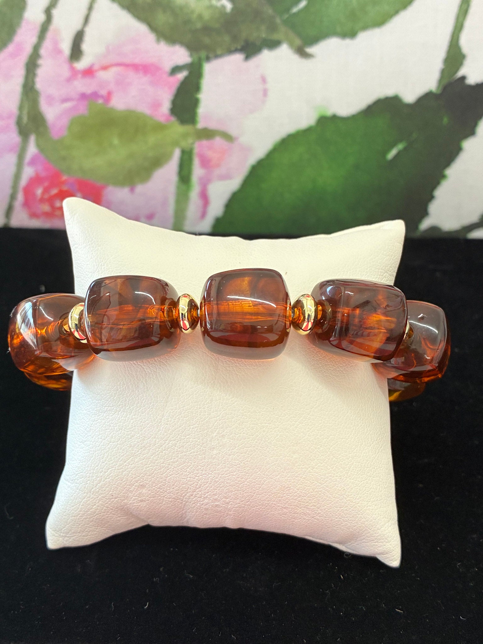 Beaded Bracelet-Brown