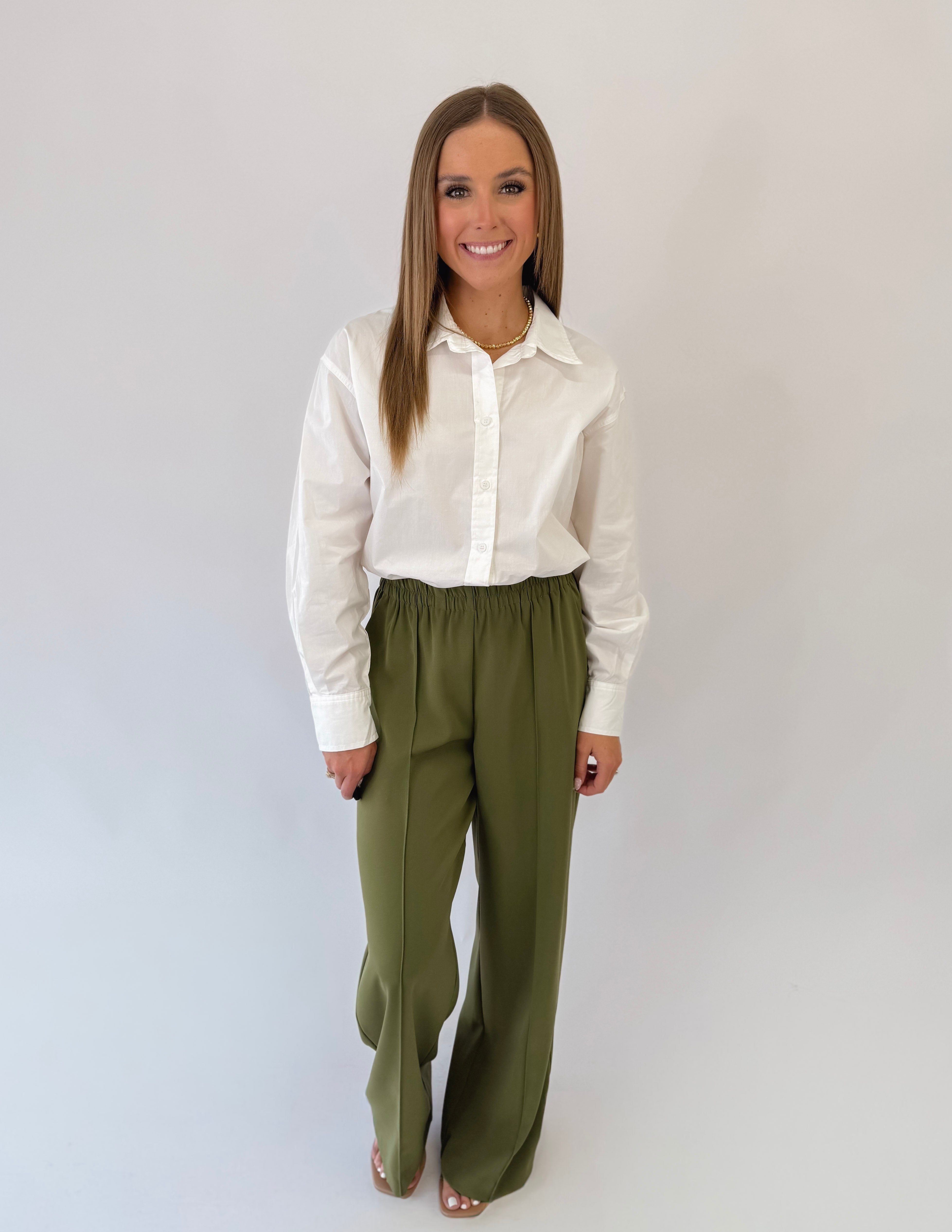 Olive You Pant-Olive