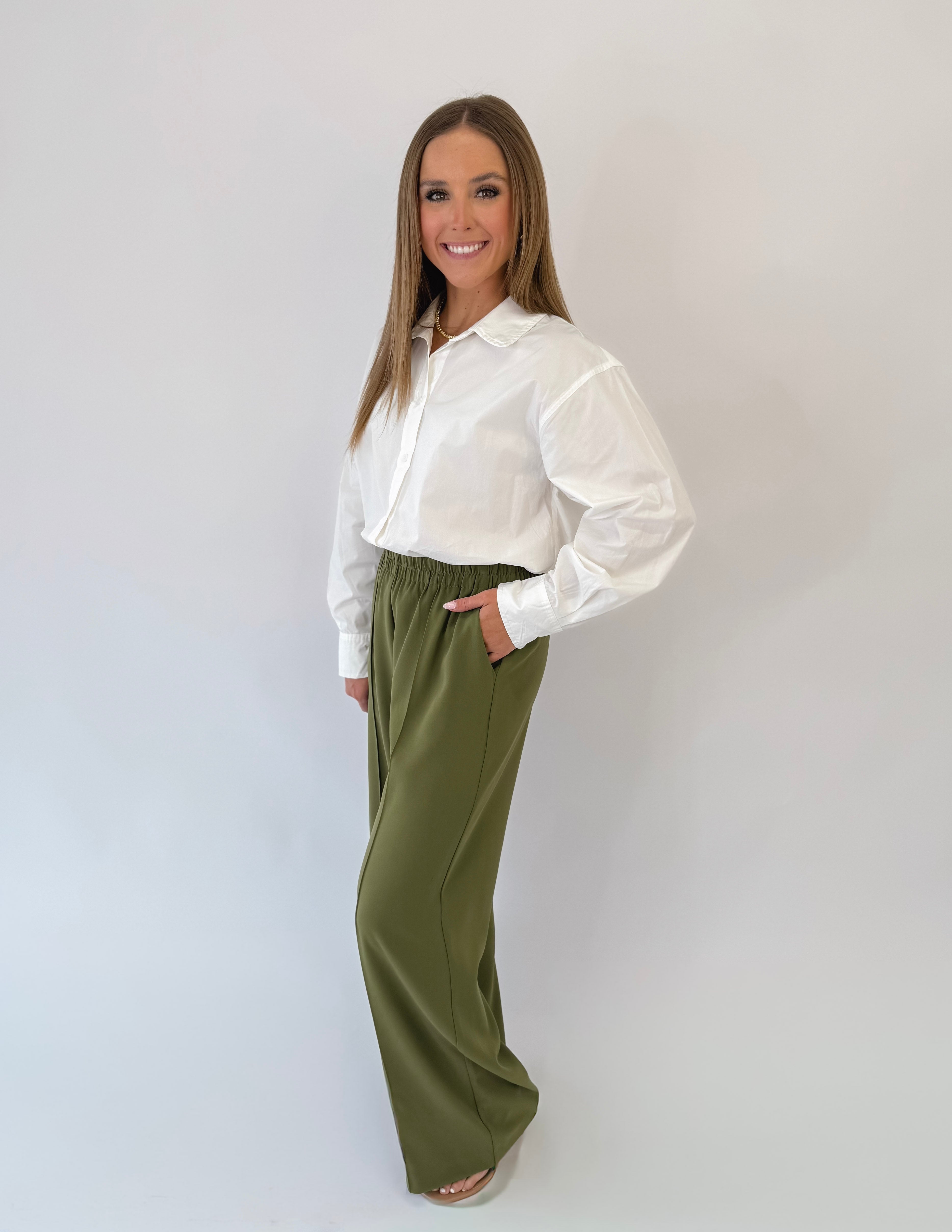 Olive You Pant-Olive