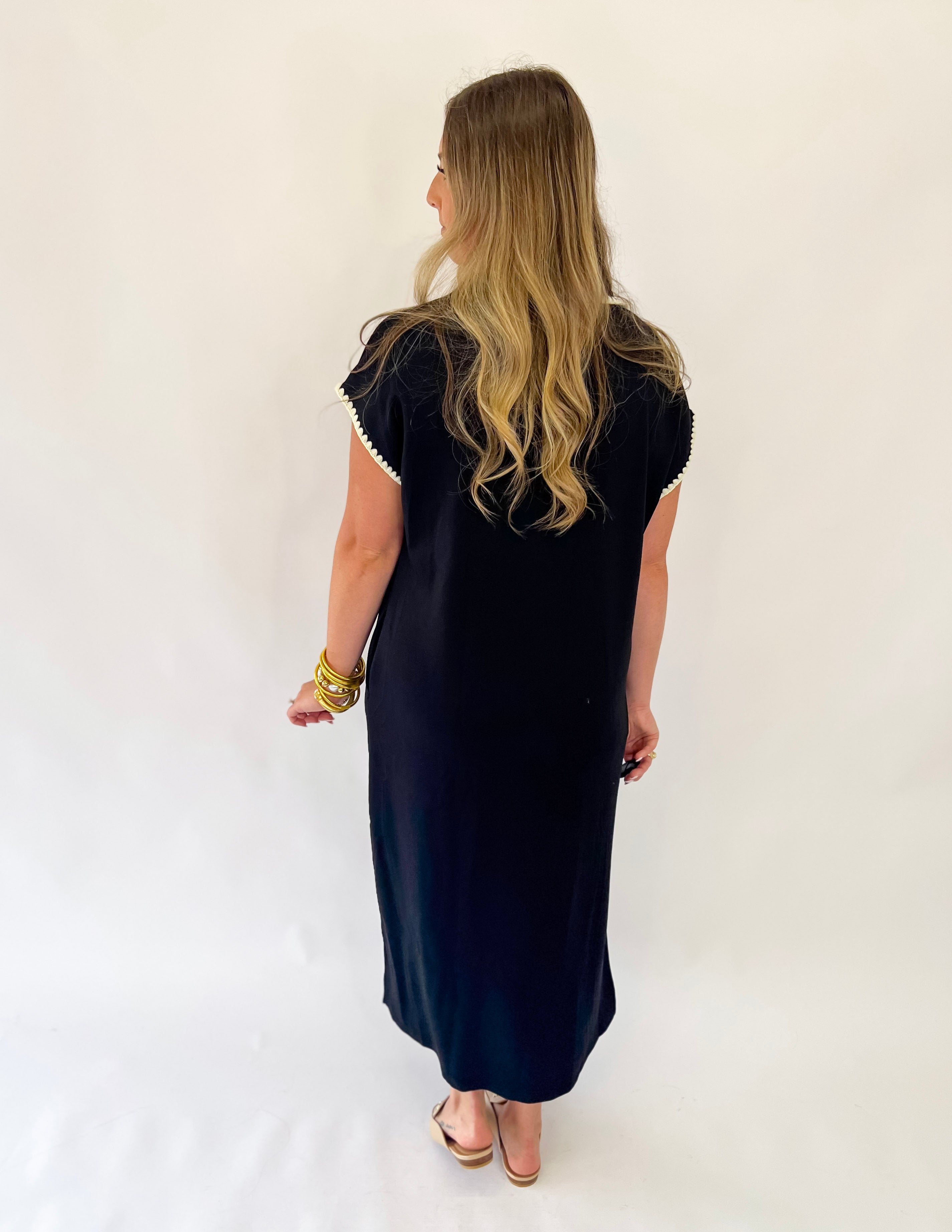 Posh Collared Shirt Dress