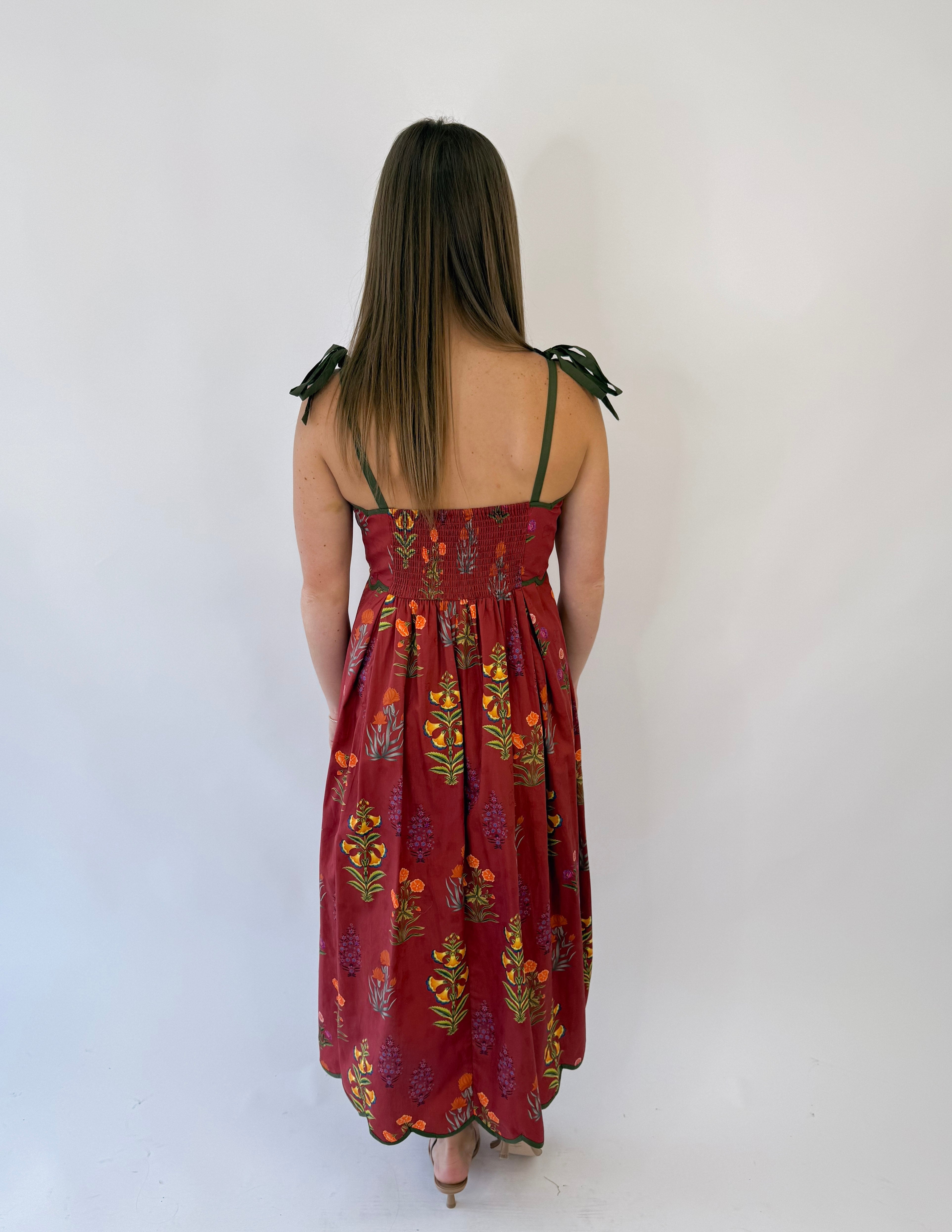 Crimson Garden Dress