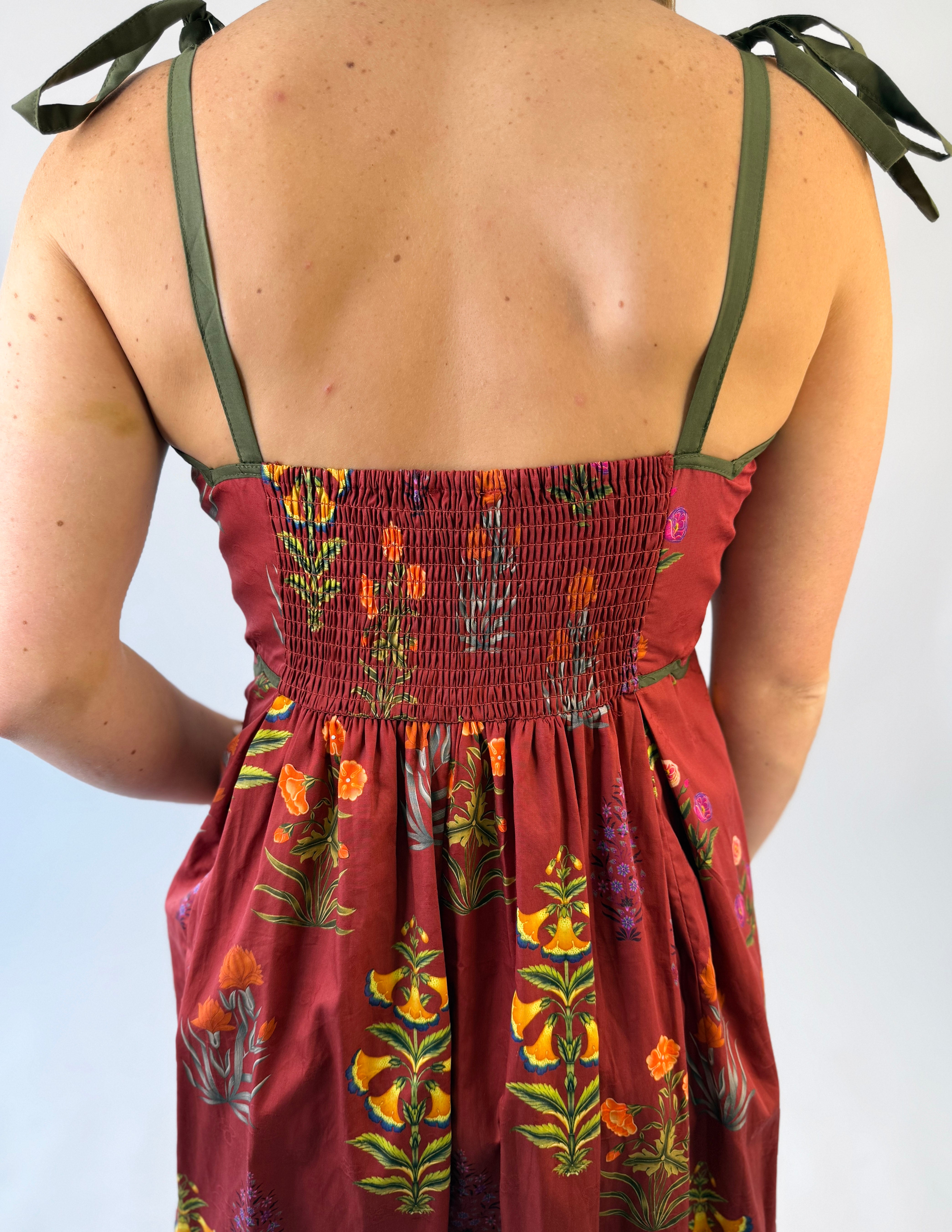 Crimson Garden Dress