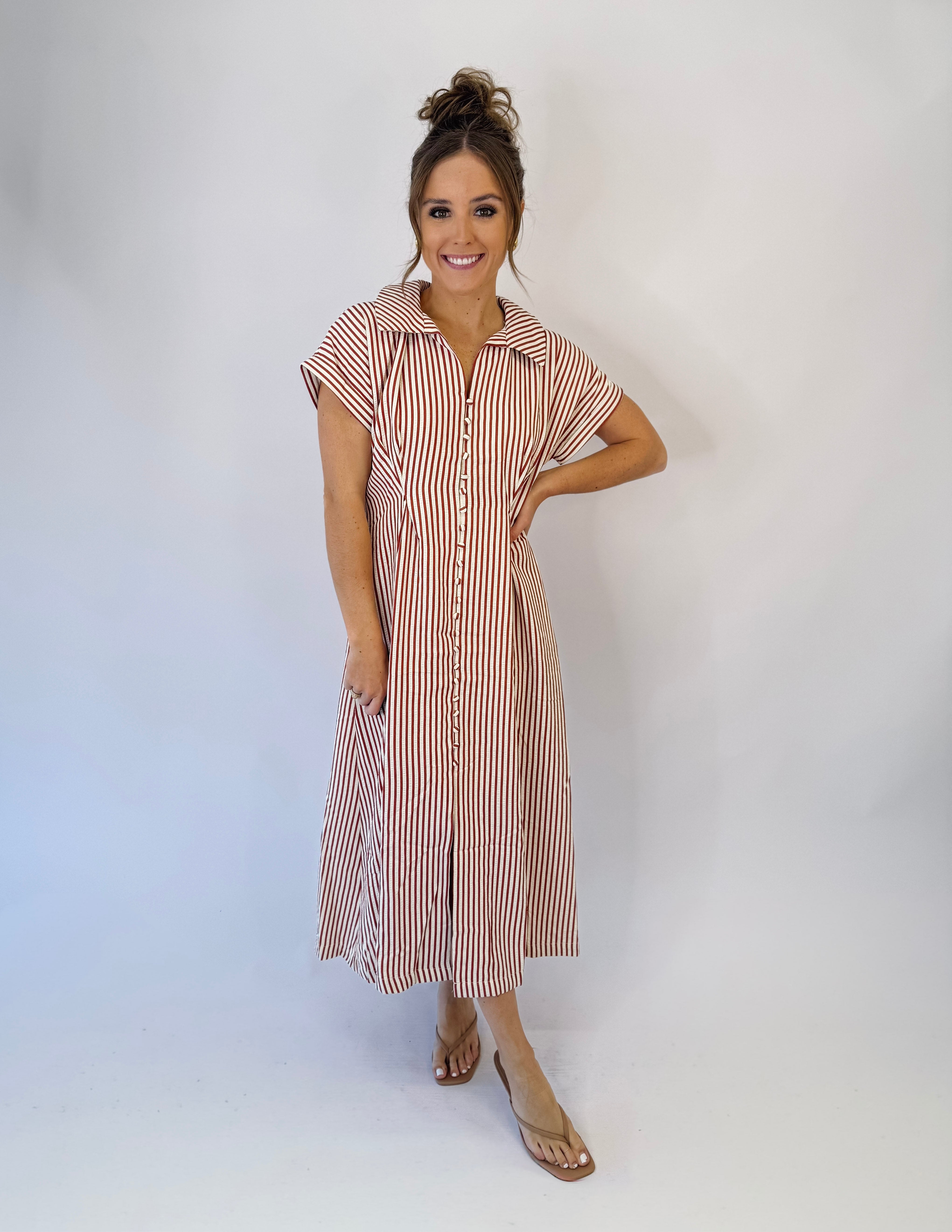 Autumn Stroll Midi Dress