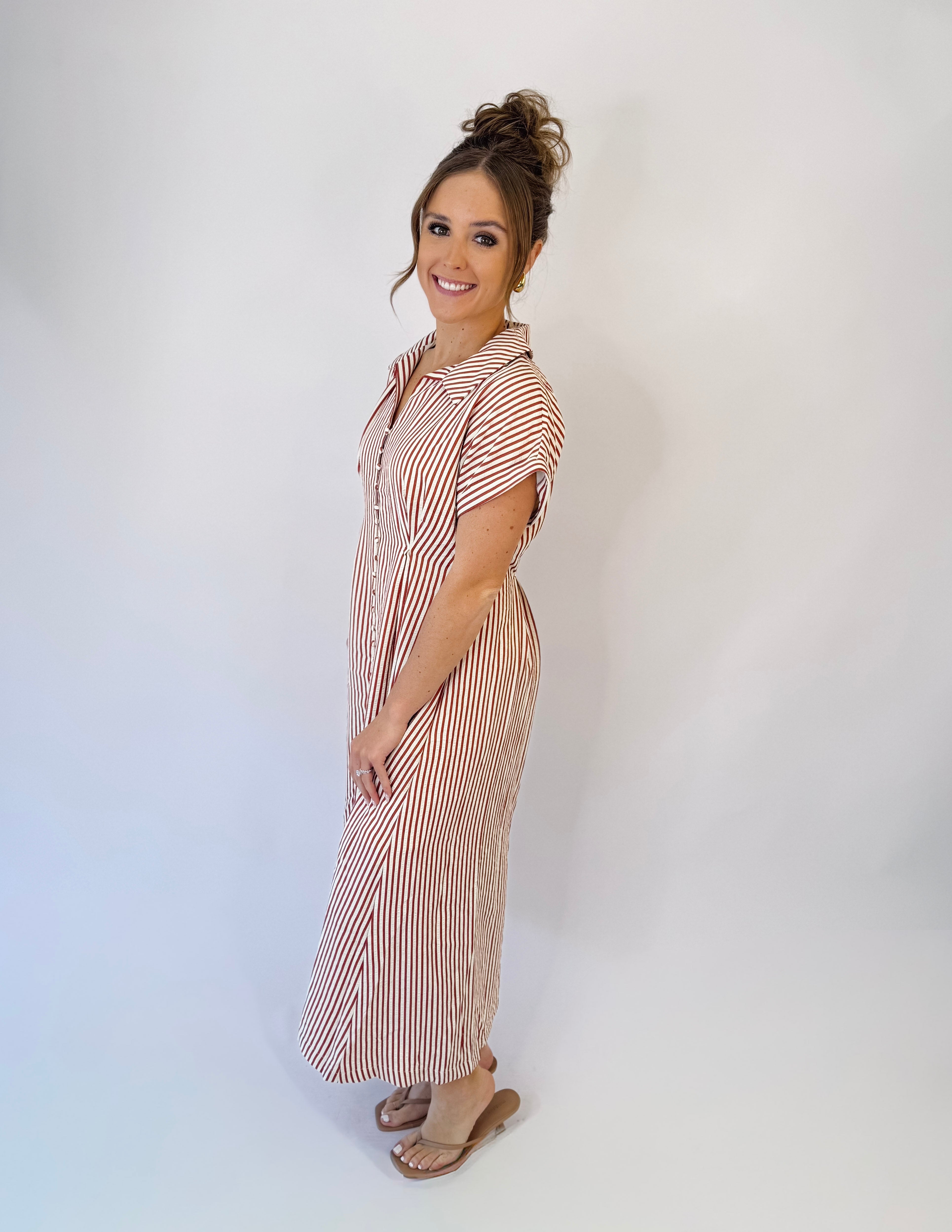 Autumn Stroll Midi Dress