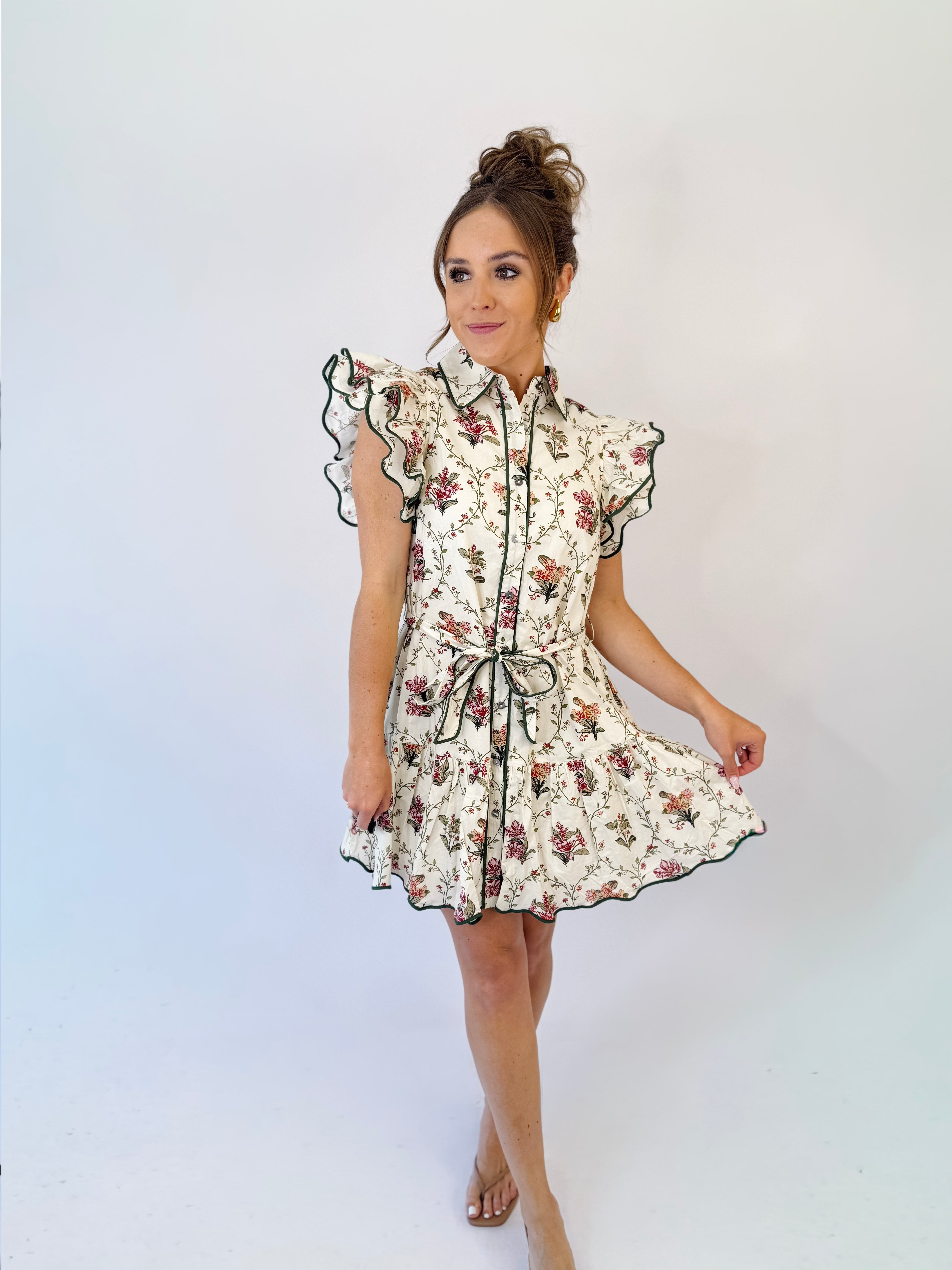 Garden Lace Mini Dress