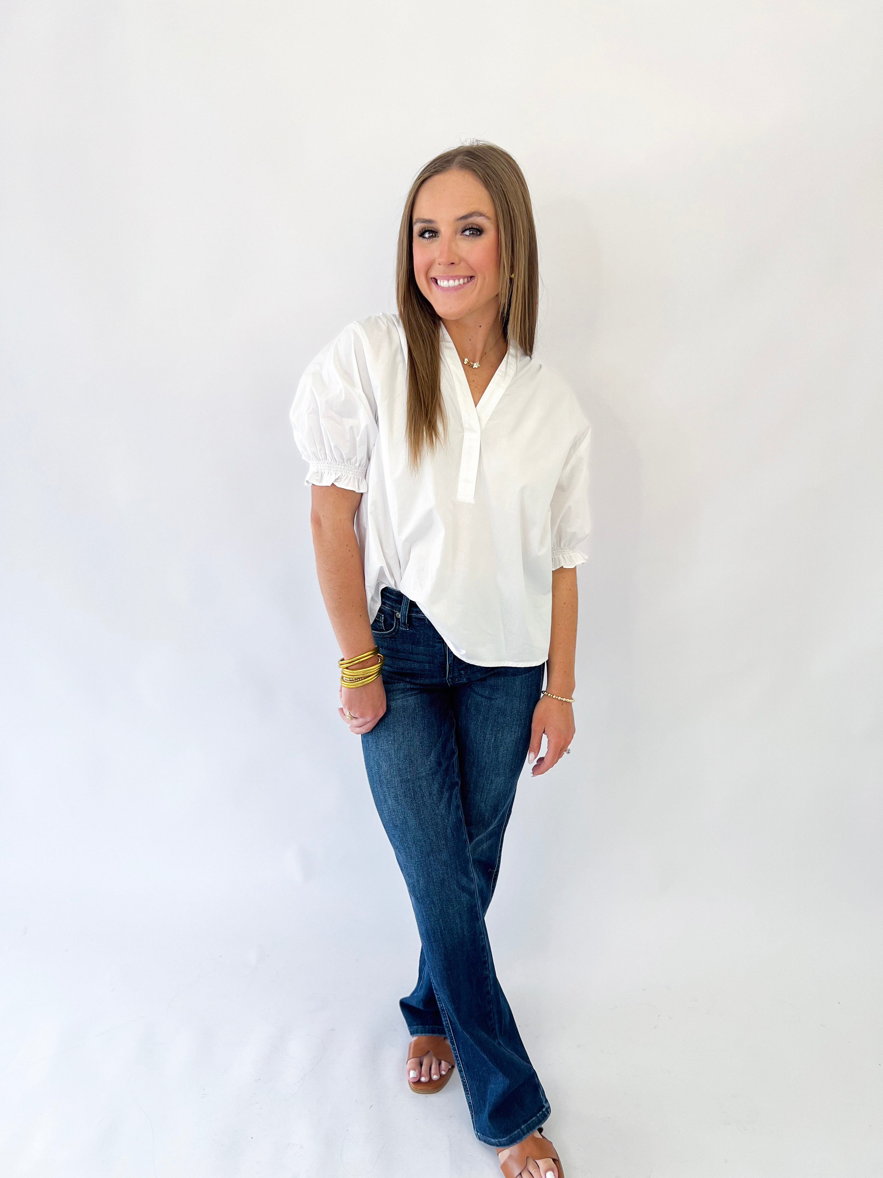 [Judy Blue] Mid-Rise Straight Tummy Control Classic