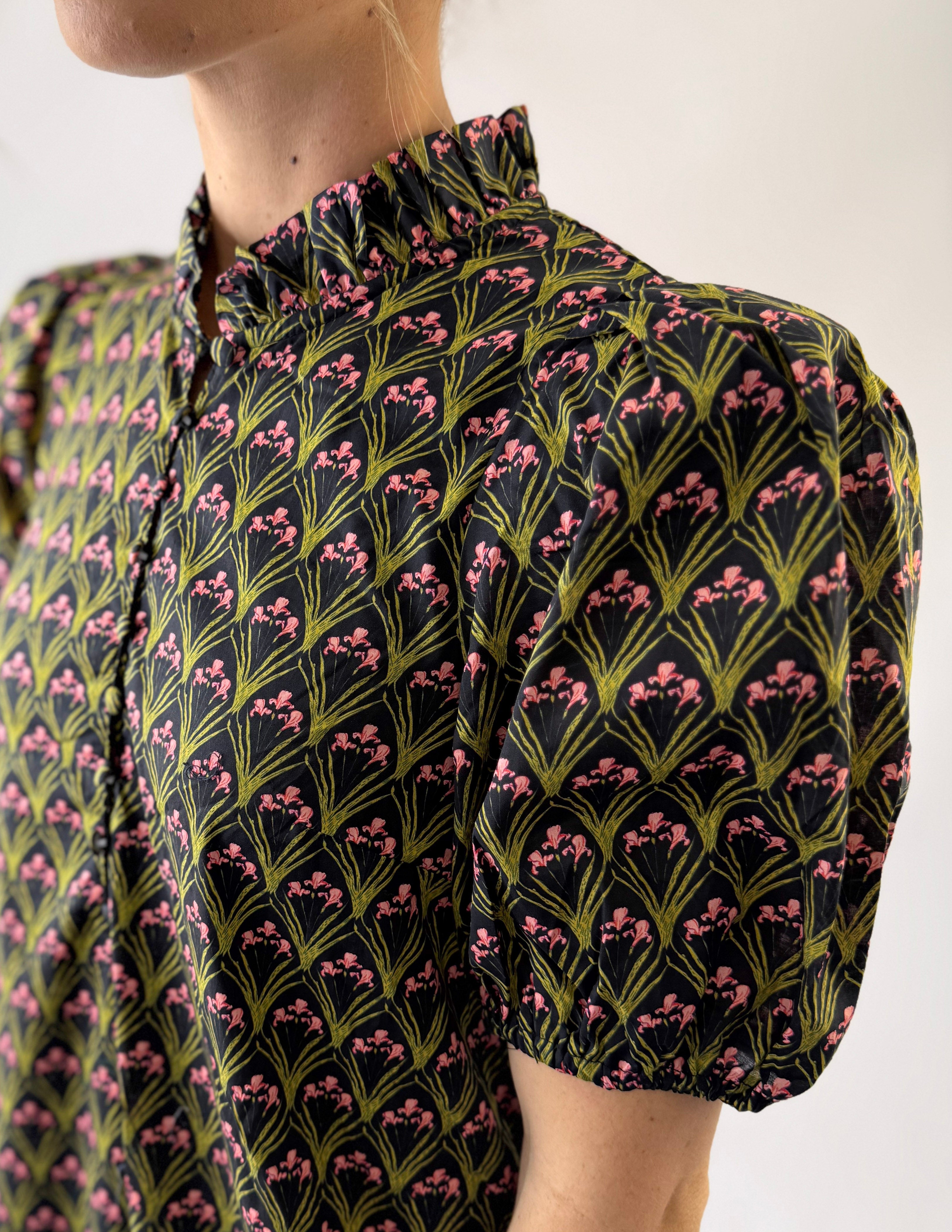 Midnight Garden Midi Dress