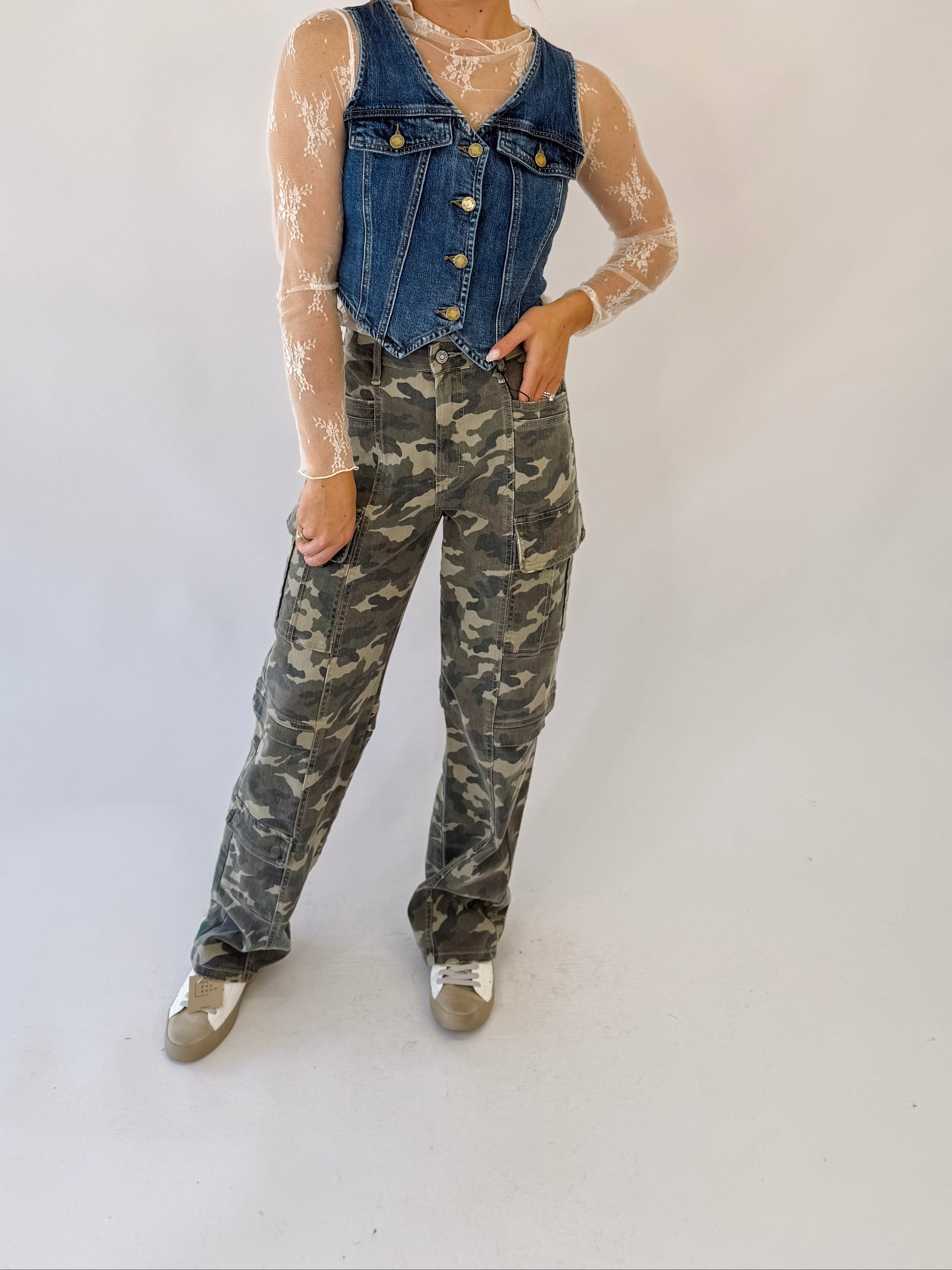Outlaw Charm Denim Vest