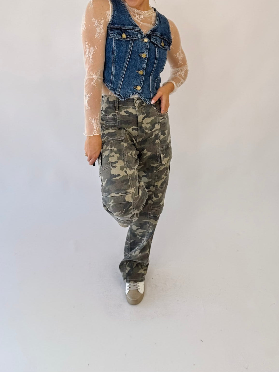 Outlaw Charm Denim Vest