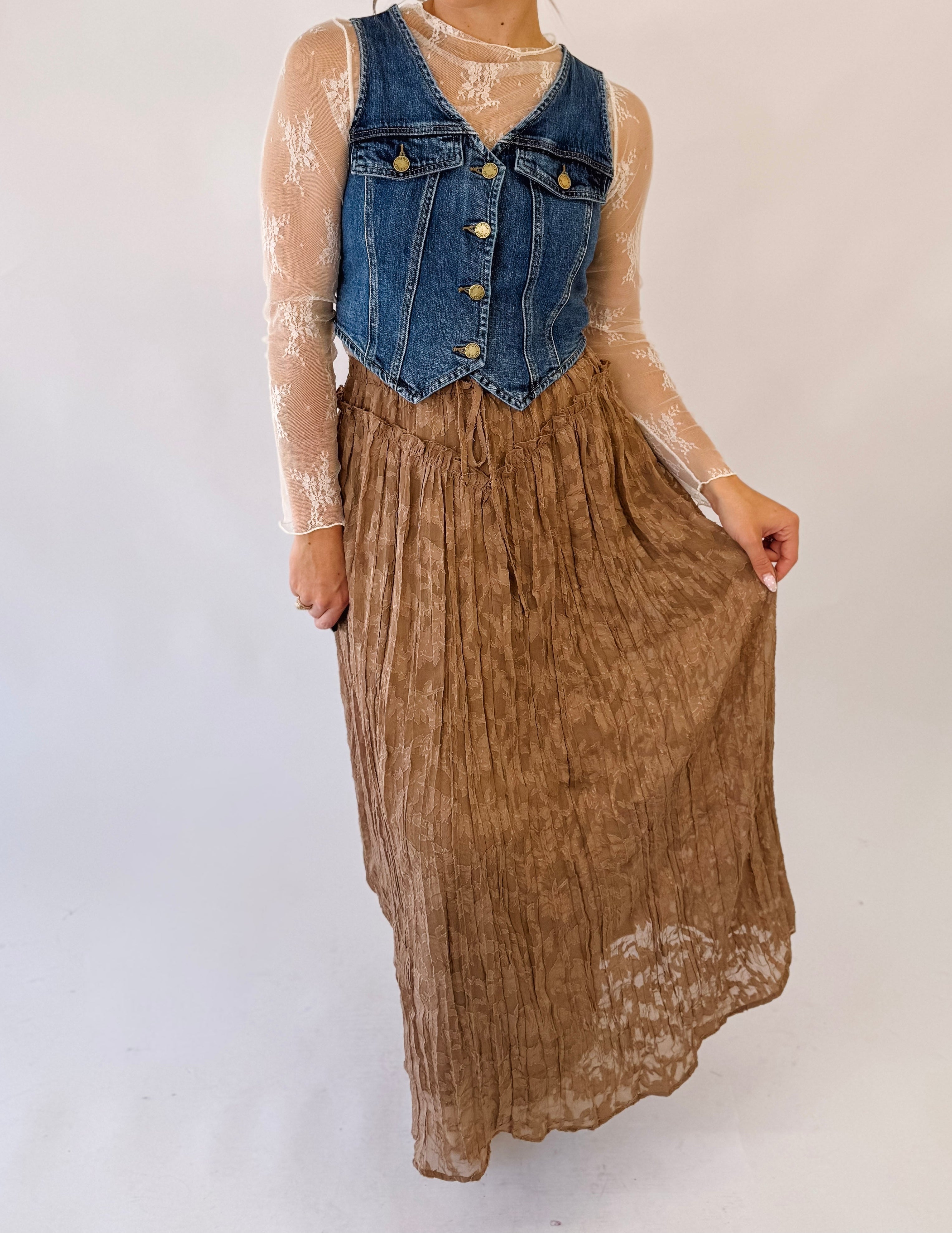 Outlaw Charm Denim Vest