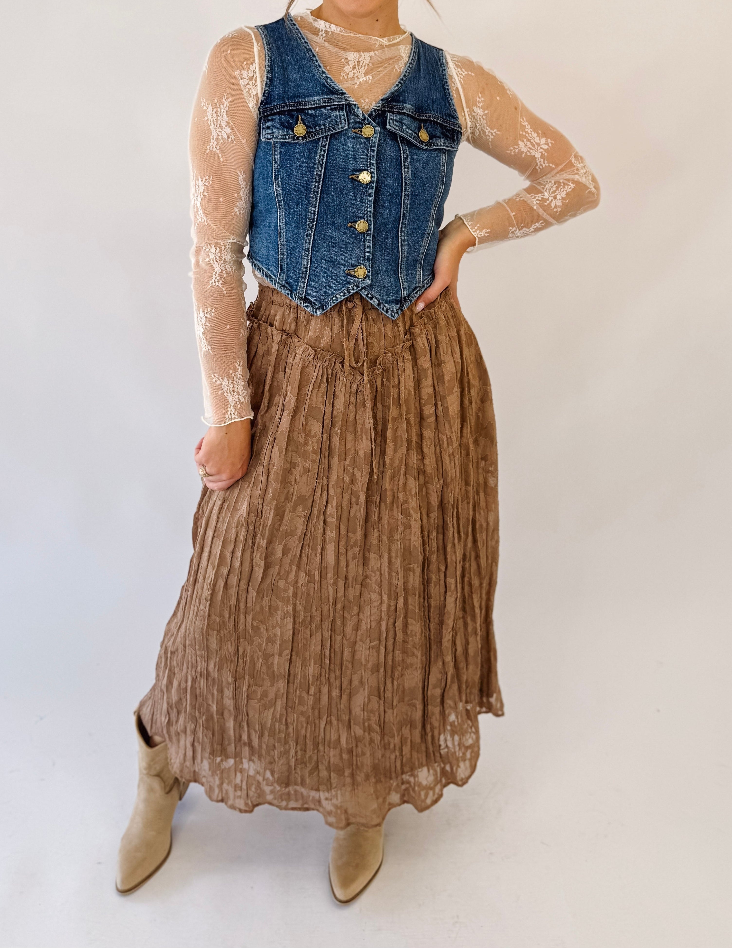 Outlaw Charm Denim Vest