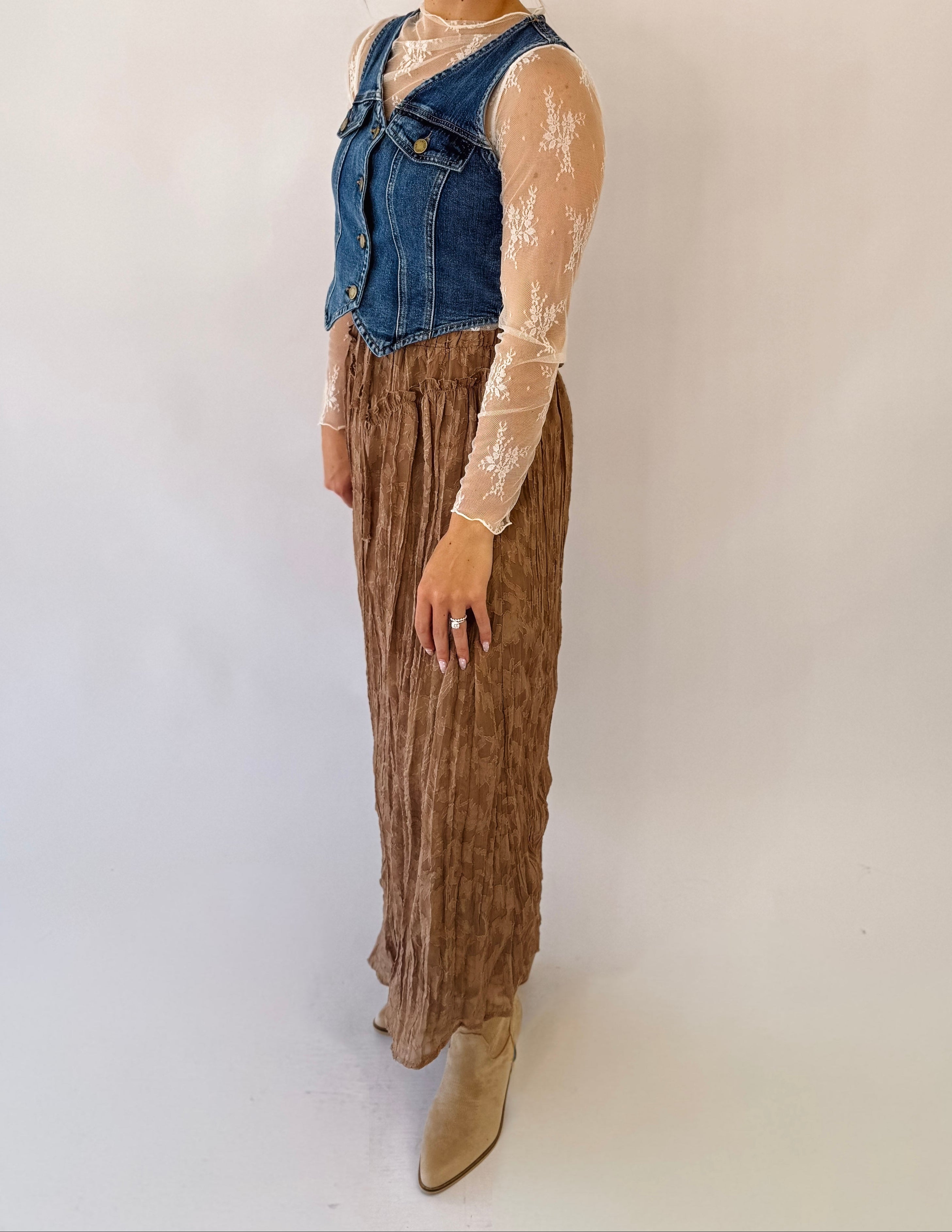 Outlaw Charm Denim Vest