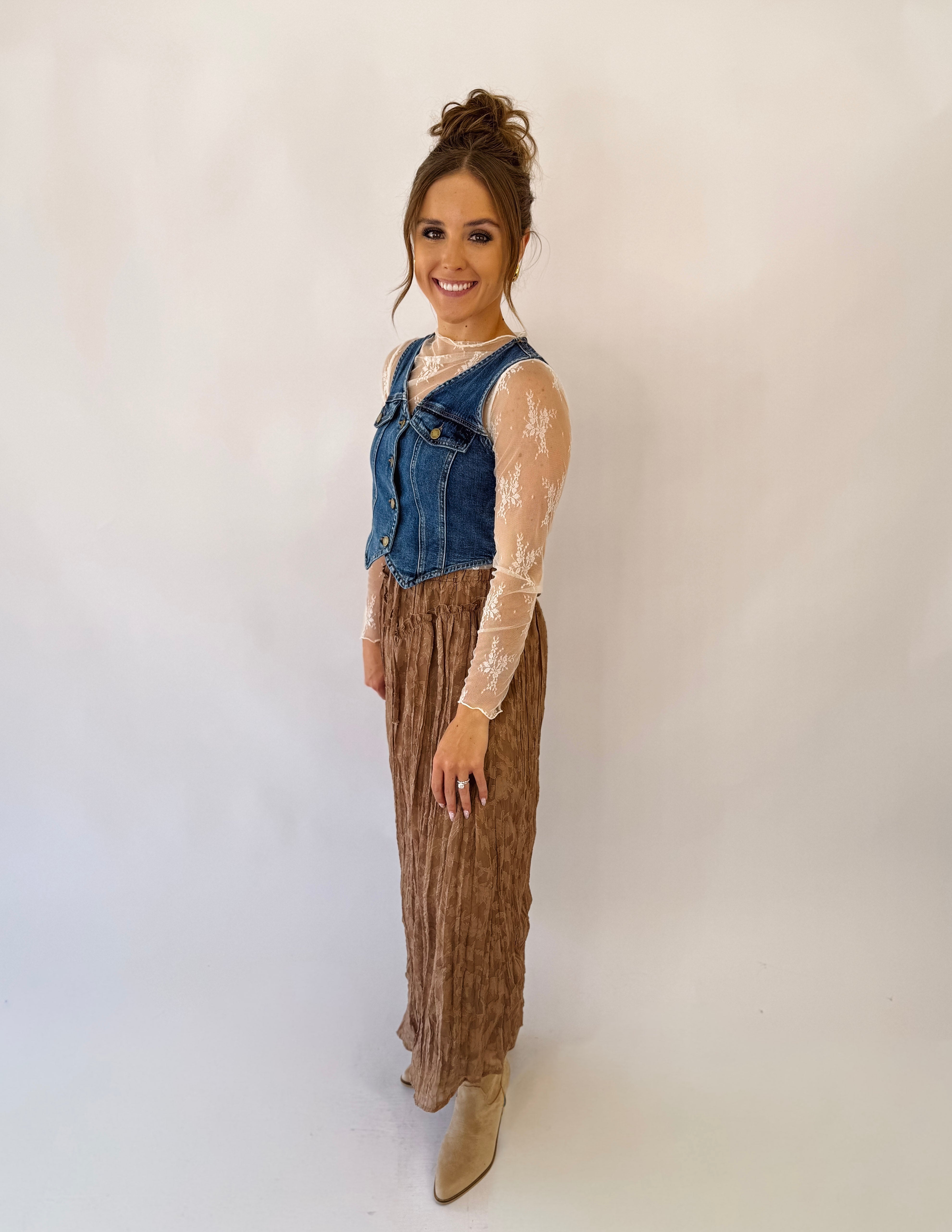 Outlaw Charm Denim Vest